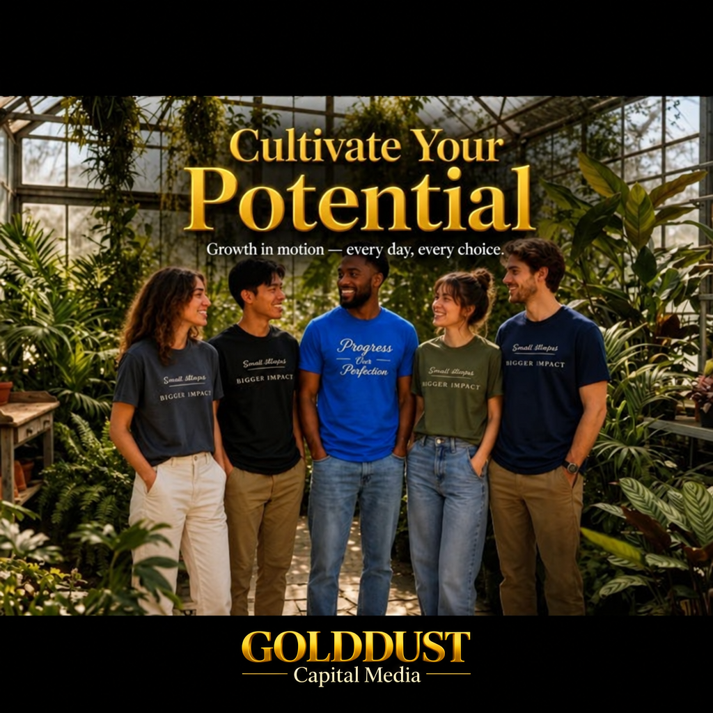 Growth Collection image with Golddust Capital Media logo in the bottom border