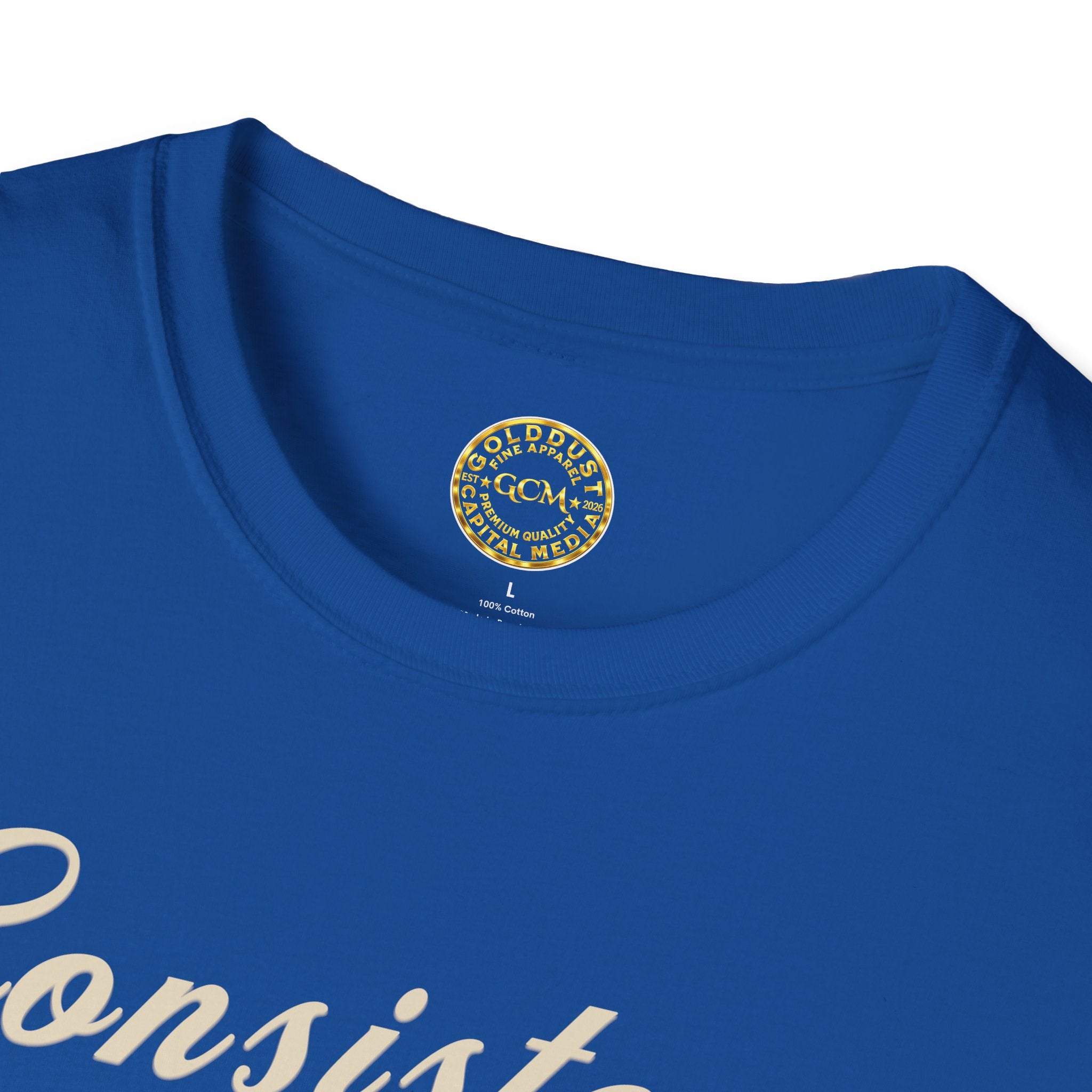 Steady Growth Mindset Tee | Consistency Over Chaos | Minimalist Self Mastery Shirt for Discipline, Focus and Intentional Living