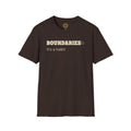 BOUNDARIES Habit | Minimalist Self Respect Tee | Emotional Wellness Clarity Apparel | Motivational Lifestyle Shirt | Locked In Collection