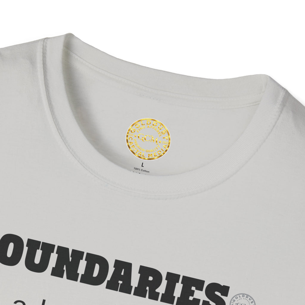 BOUNDARIES Habit | Minimalist Self Respect Tee | Emotional Wellness Clarity Apparel | Motivational Lifestyle Shirt | Locked In Collection