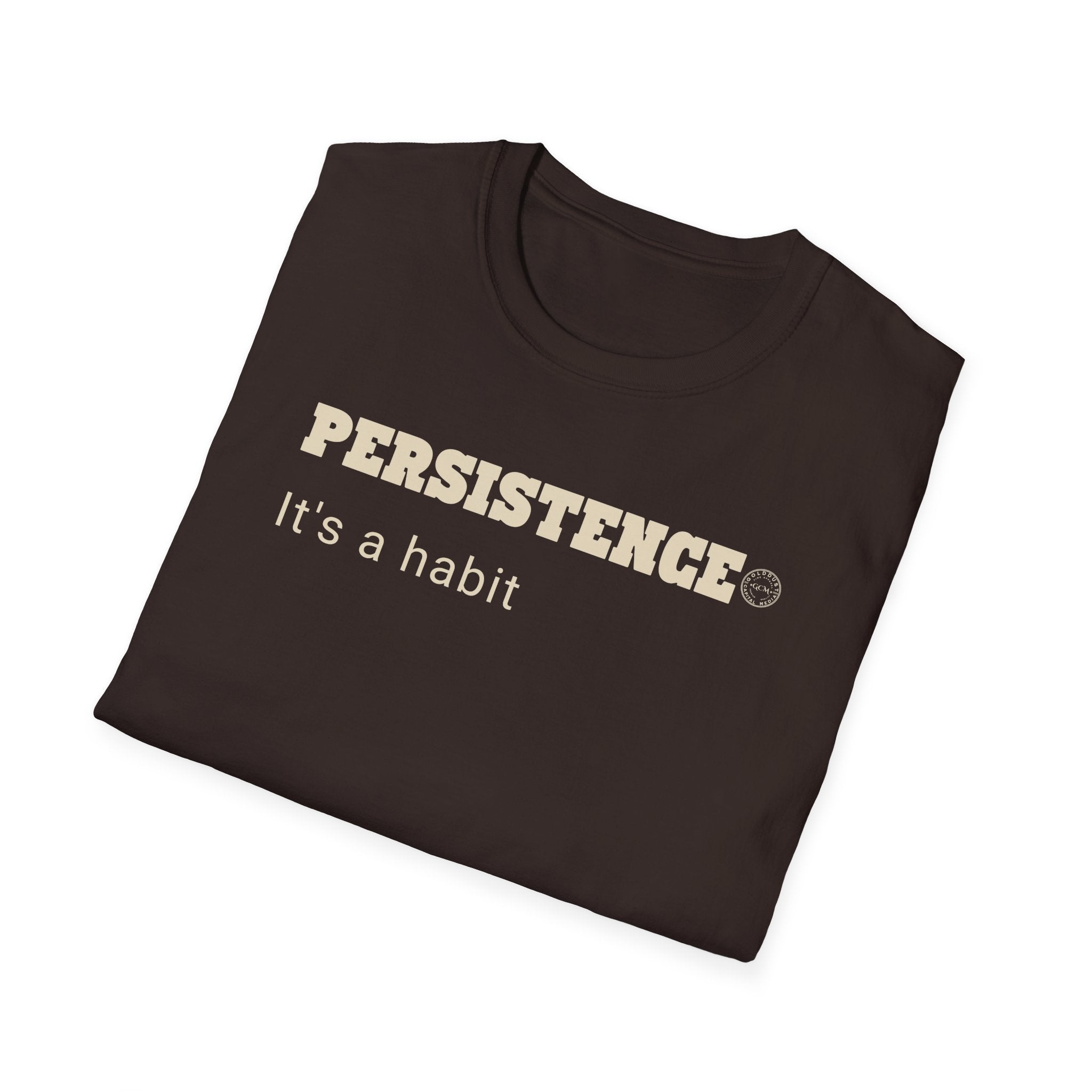 PERSISTENCE Habit T Shirt | Minimalist Self Respect Tee | Emotional Wellness & Clarity Apparel | Motivational Lifestyle Shirt | Locked In