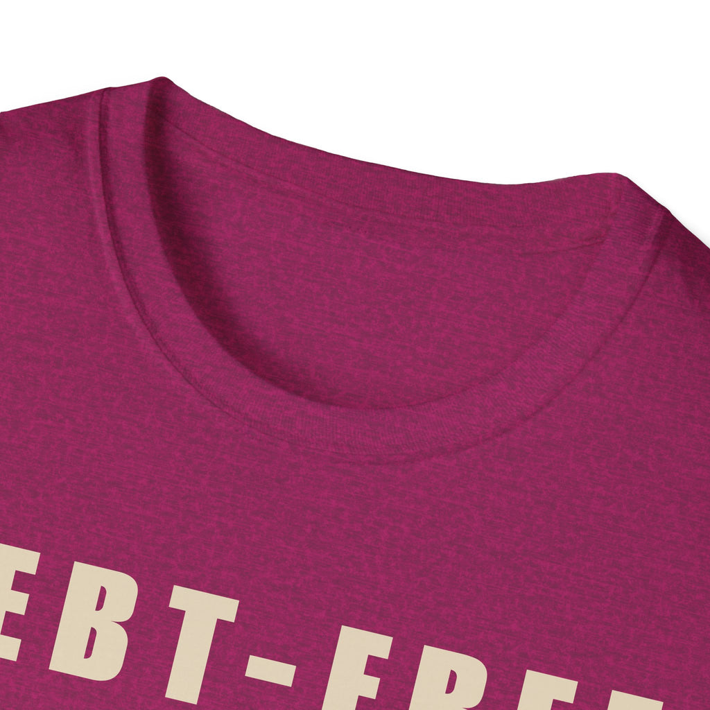 Debt-Free What's Your Plans T-Shirt | Minimalist Typography, Financial Freedom Tee