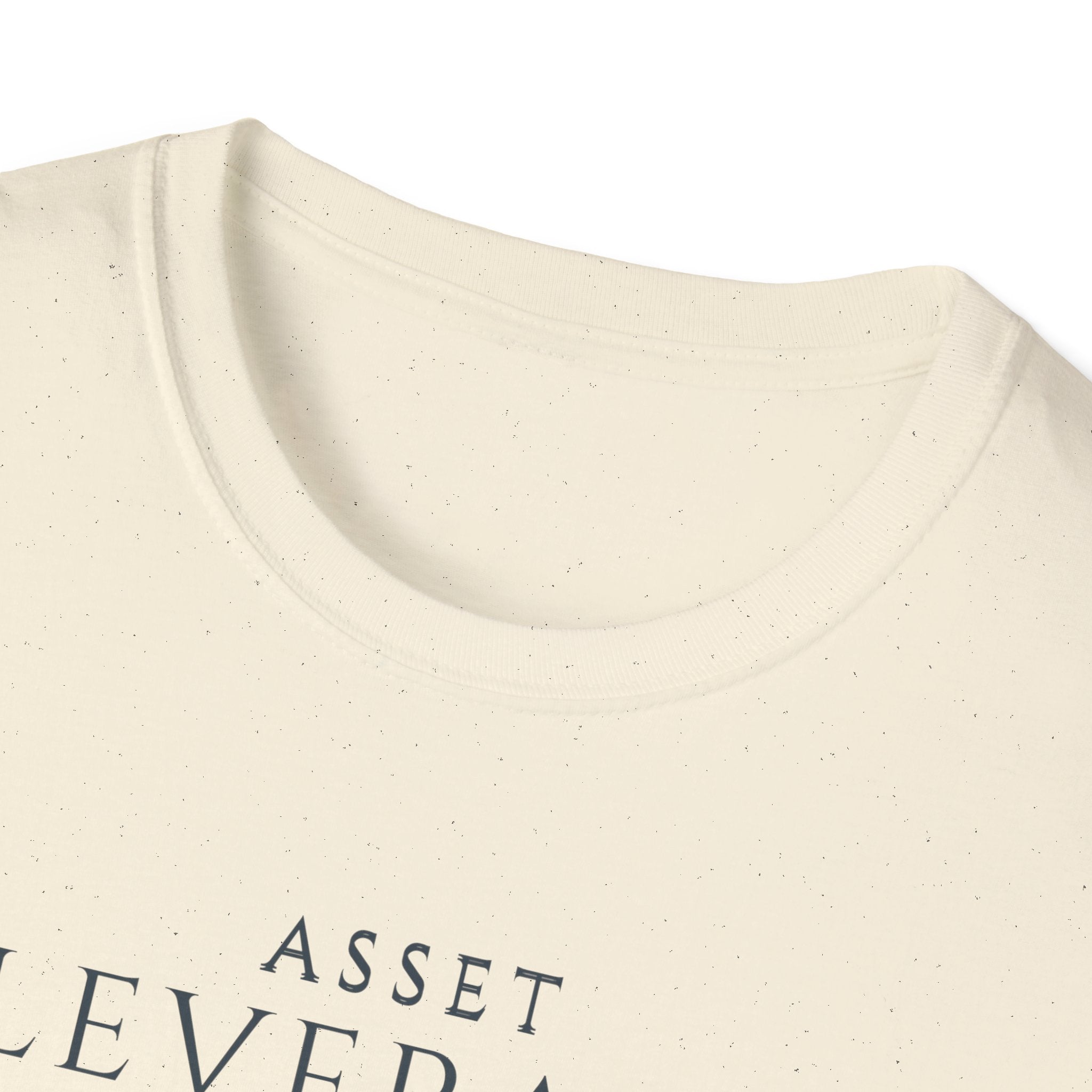 Asset Leverage Scale Growth Mindset Tee for Finance Professional | Investor or Entrepreneur | Minimalist Business Apparel |