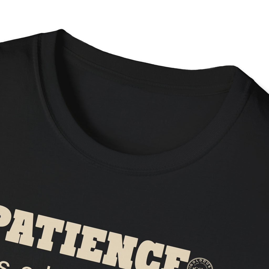 PATIENCE Habit T Shirt | Minimalist Self Respect| Emotional Wellness & Clarity Apparel | Motivational Lifestyle Shirt | Locked In Collection