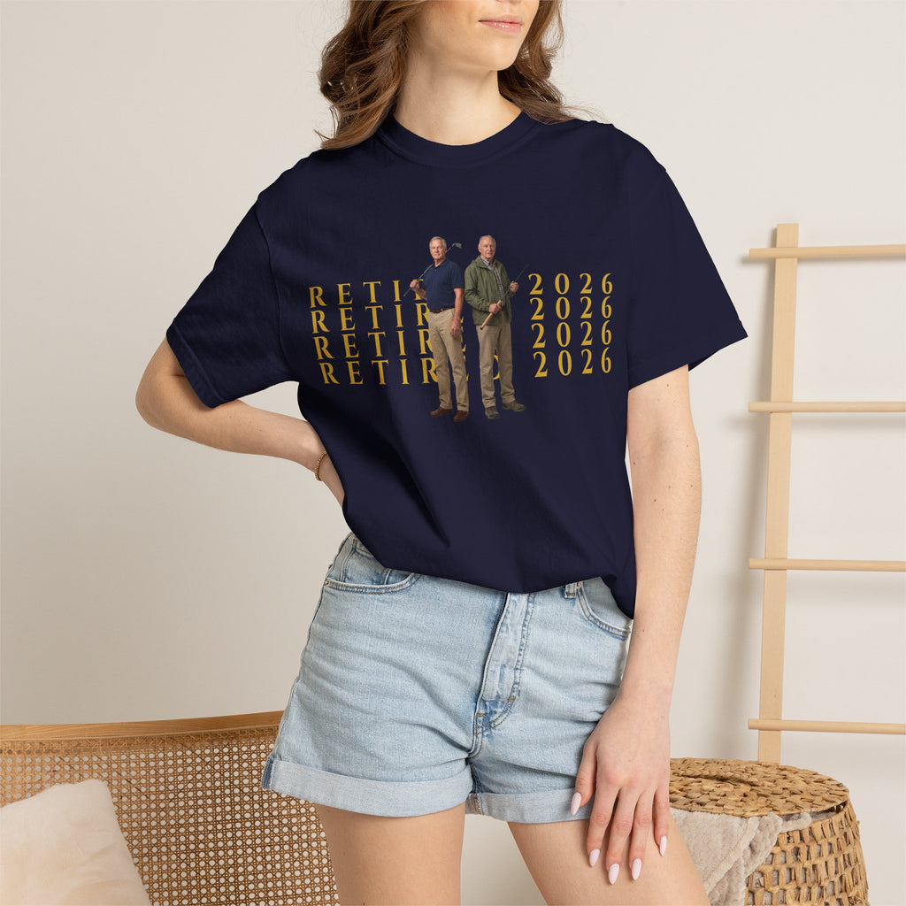 Retired 2026 Personalized Photo Tee | Retirement Celebration Shirt