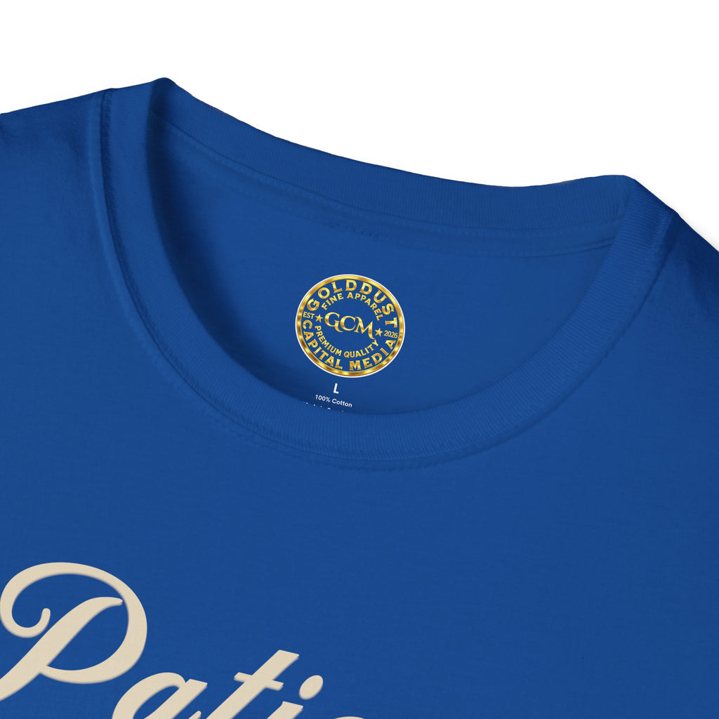 Calm Growth Mindset Tee | Patience Over Pressure | Minimalist Self Mastery Shirt for Peace, Discipline and Intentional Living | Motivational