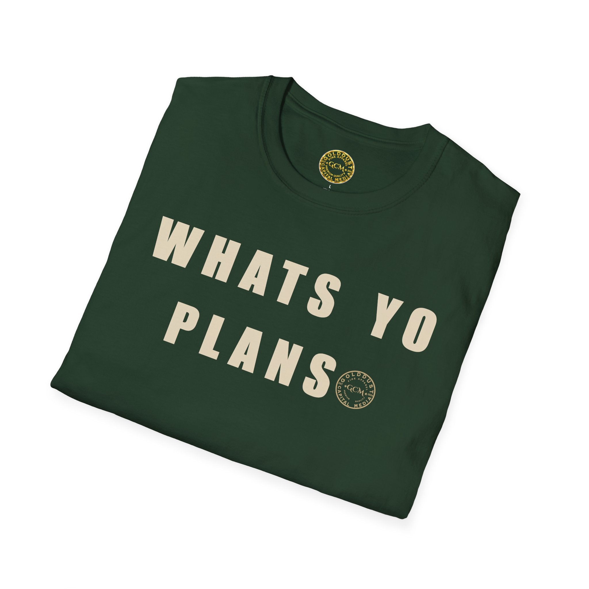 Graphic Vintage Retro Gift | Unique Statement Slogan Quote | What's Your Plans Collector Shirt | New Chapter Gift for Achievers | Minimalist