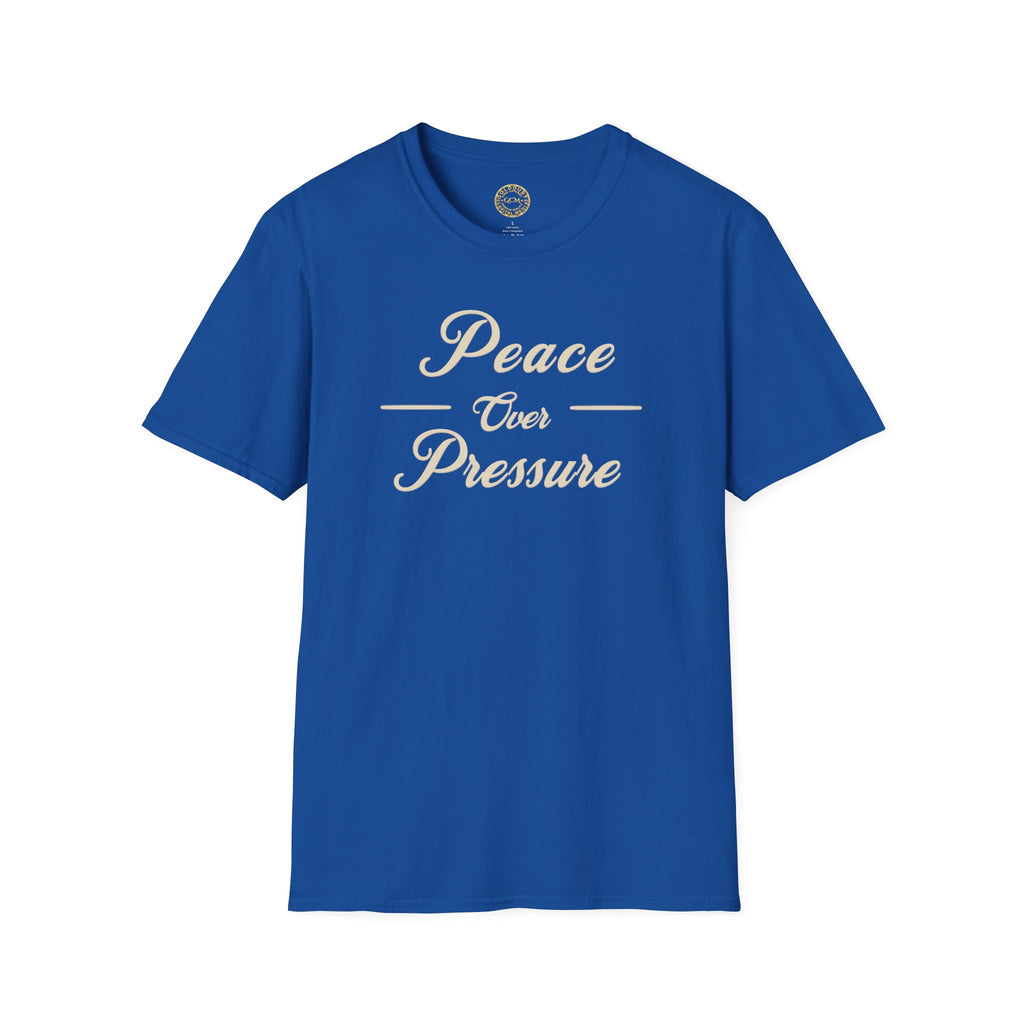 Inner Calm Mindset Tee | Peace Over Pressure | Minimalist Self Growth Shirt for Clarity, Balance and Intentional Living | Relaxation Message