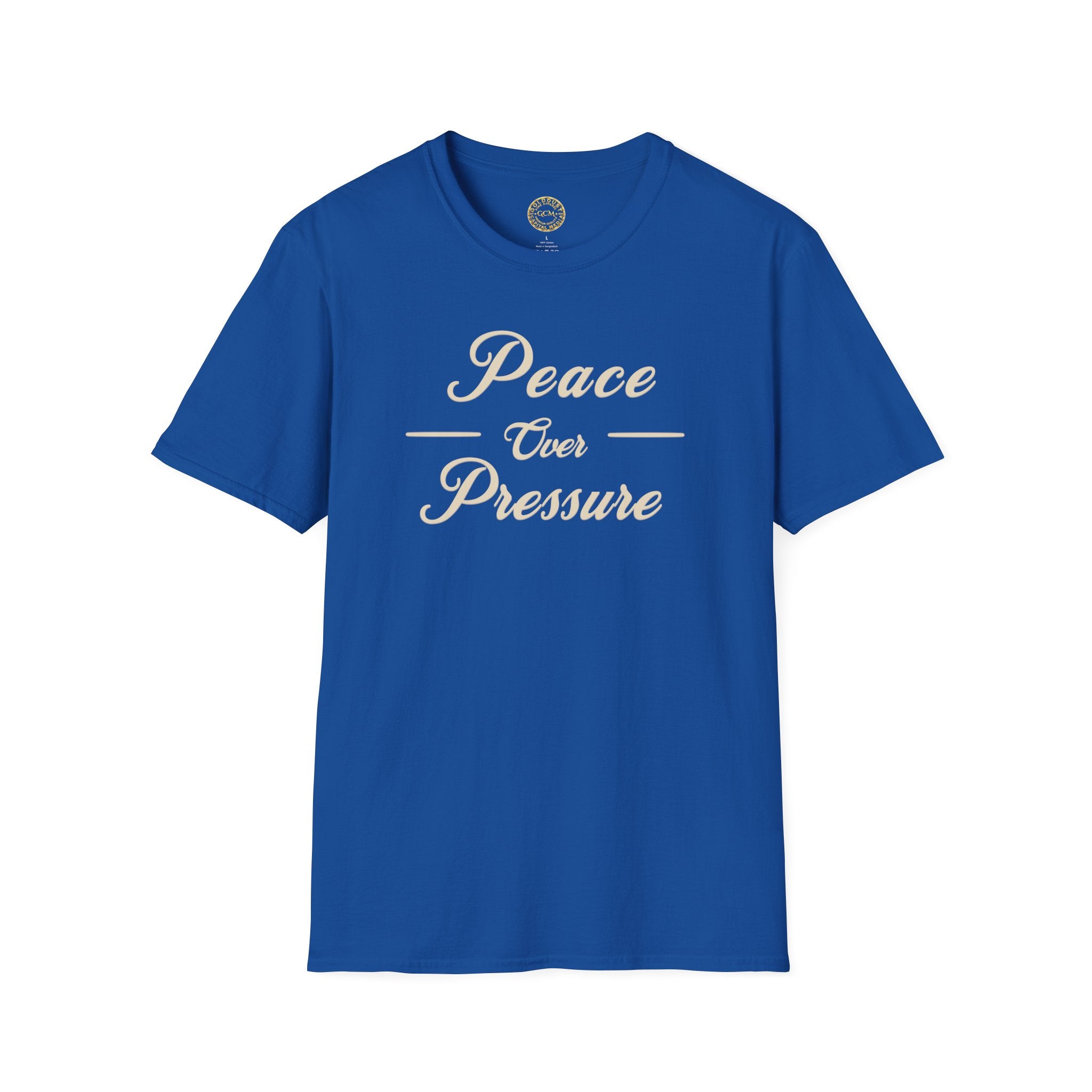 Inner Calm Mindset Tee | Peace Over Pressure | Minimalist Self Growth Shirt for Clarity, Balance and Intentional Living | Relaxation Message