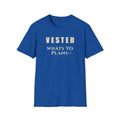 Earned Equity Mindset Tee | Vested What's Your Plans | Minimalist Life Event Shirt for Growth, Ownership and New Chapters| Minimal Graphic Tee