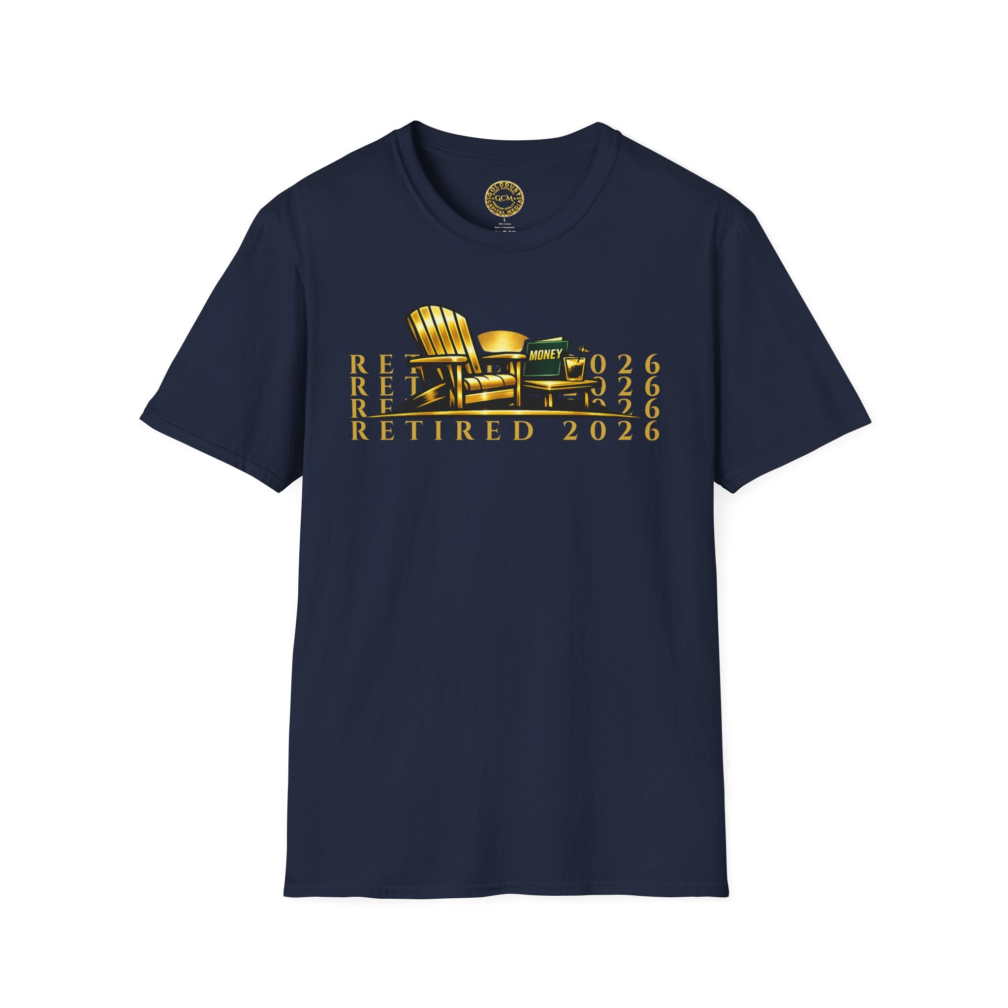 RETIRED 2026 Tee - Shirt | Graphic Vintage Retro Gift | Unique Statement Slogan quote | Retirement milestone gift