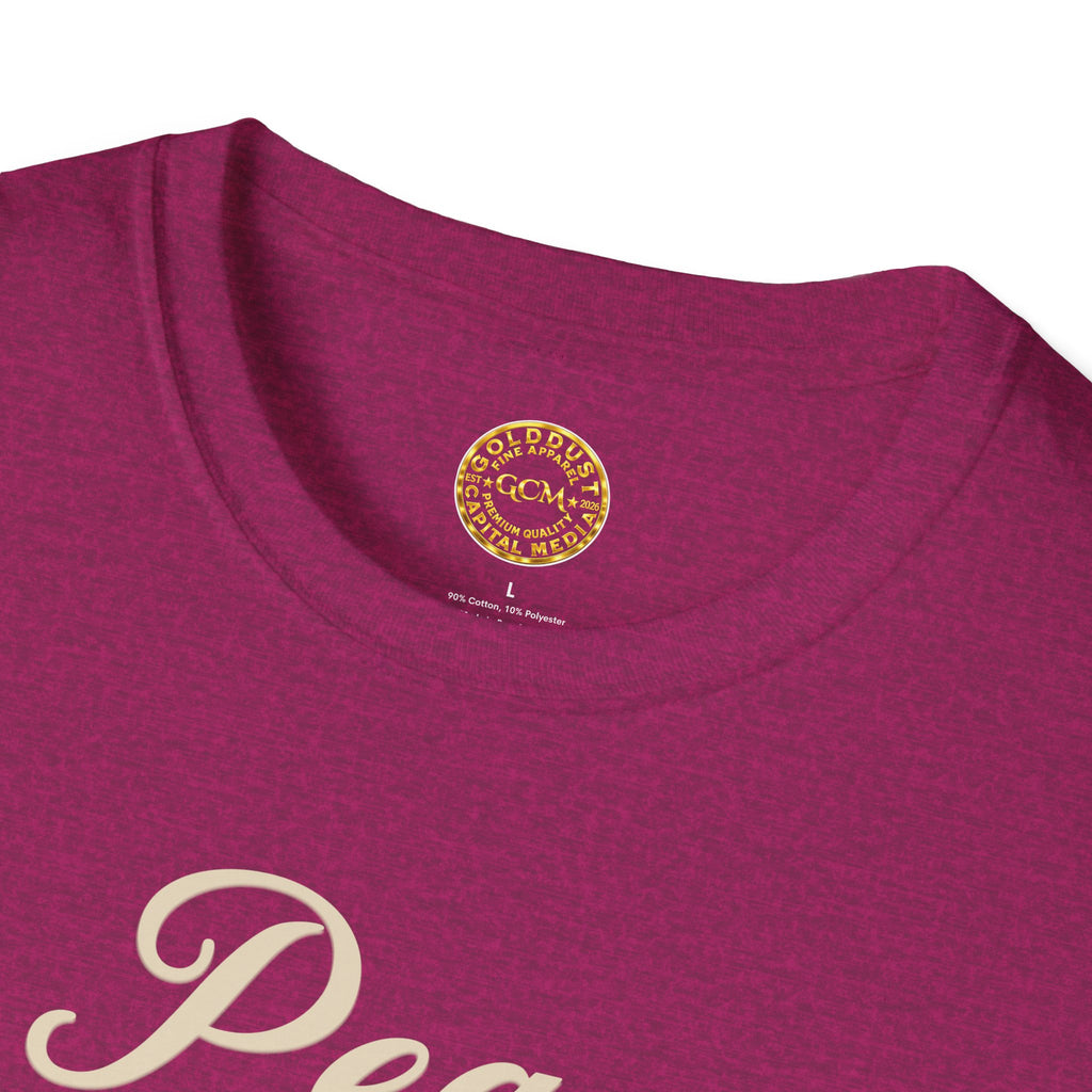 Inner Calm Mindset Tee | Peace Over Pressure | Minimalist Self Growth Shirt for Clarity, Balance and Intentional Living | Relaxation Message