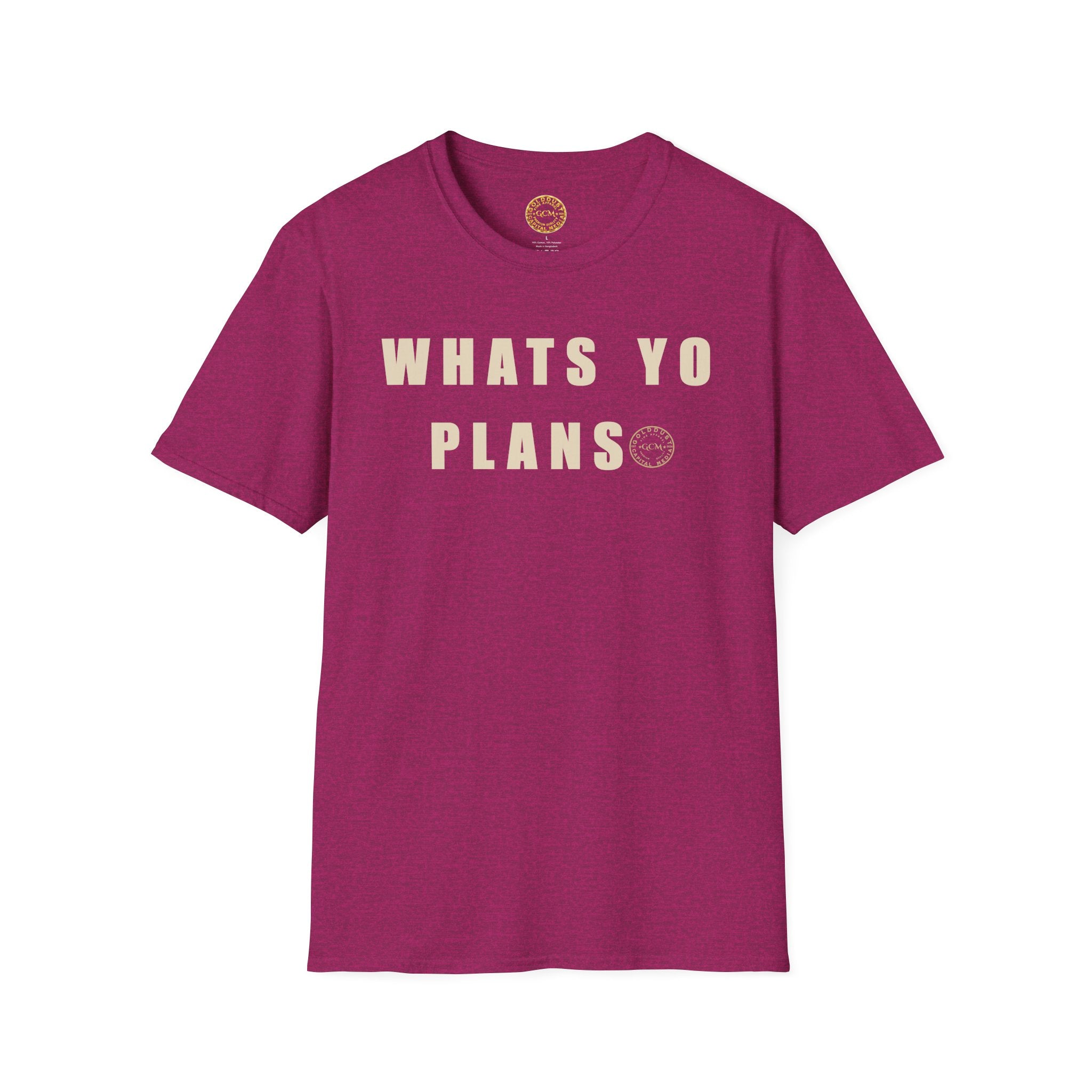 Graphic Vintage Retro Gift | Unique Statement Slogan Quote | What's Your Plans Collector Shirt | New Chapter Gift for Achievers | Minimalist