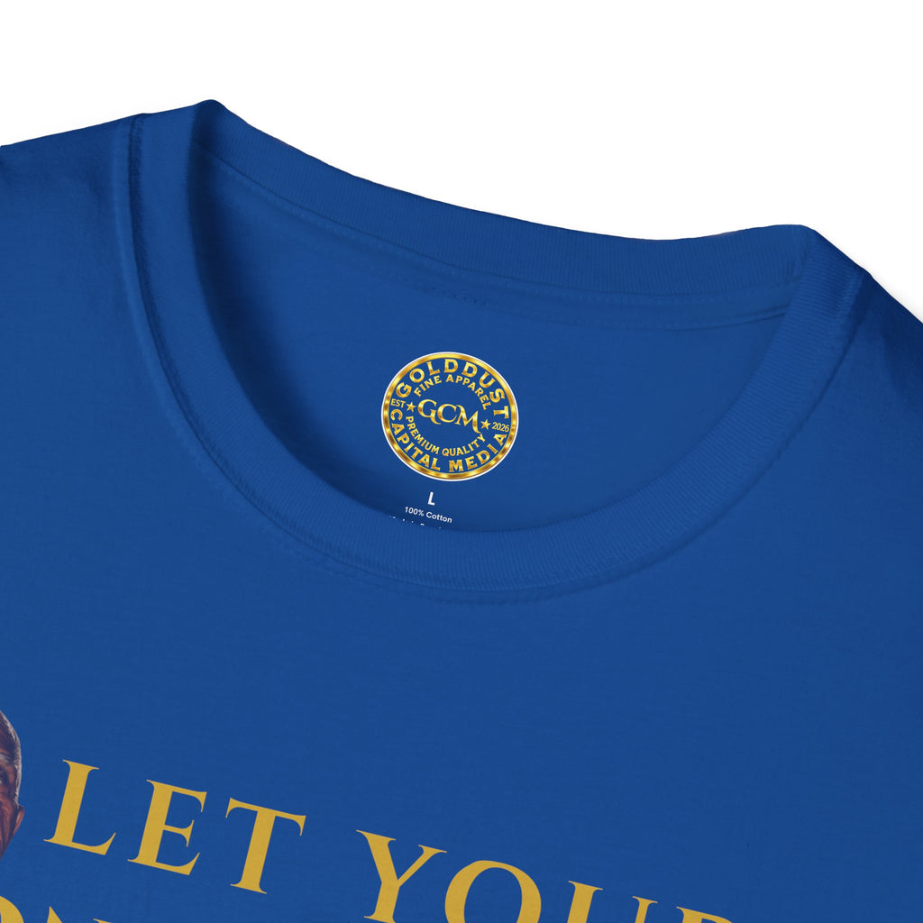 Let Your Money Work T-Shirt | Wealth Building Mindset Tee | Minimalist Financial Discipline Apparel | Investing & Stewardship Quote Shirt