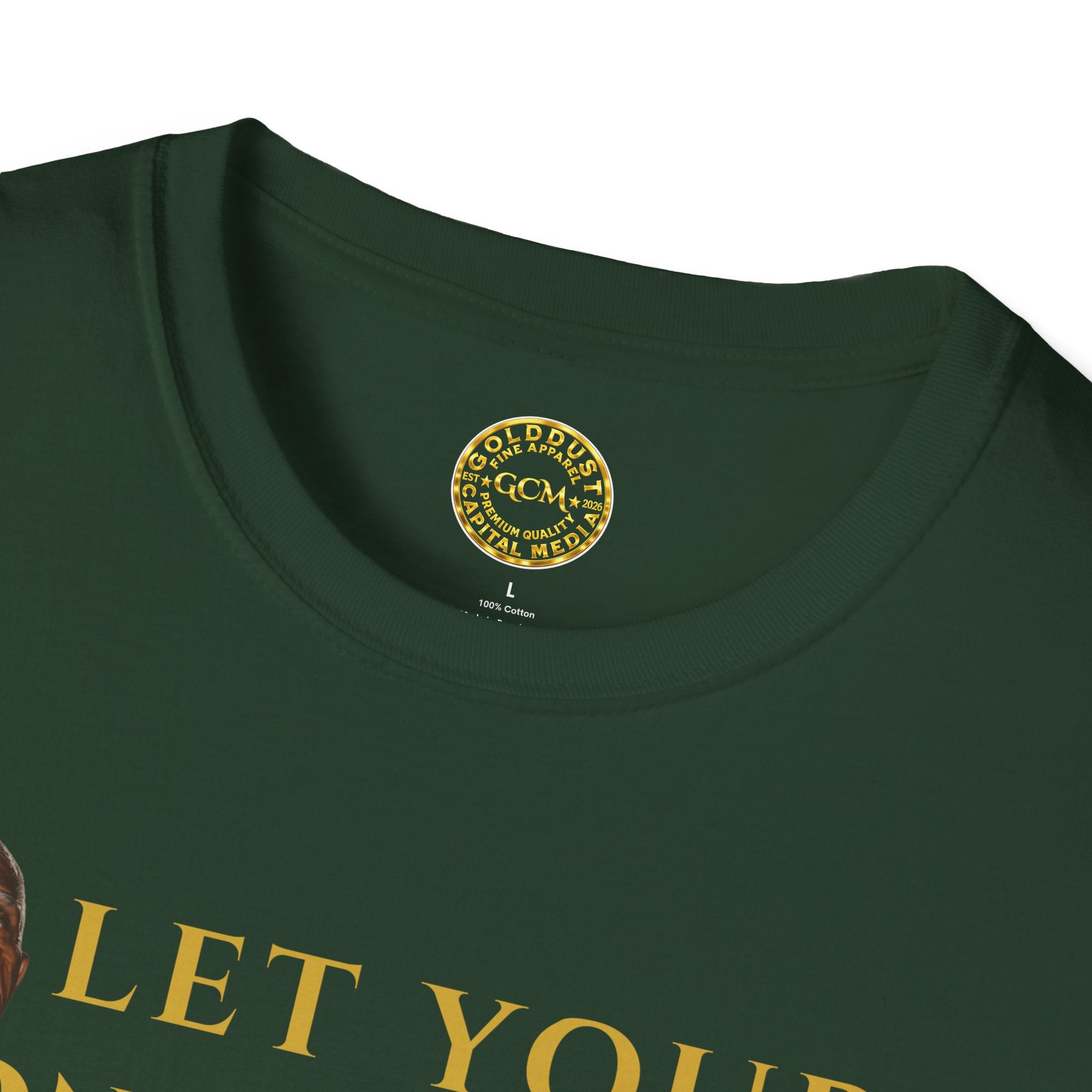 Let Your Money Work T-Shirt | Wealth Building Mindset Tee | Minimalist Financial Discipline Apparel | Investing & Stewardship Quote Shirt