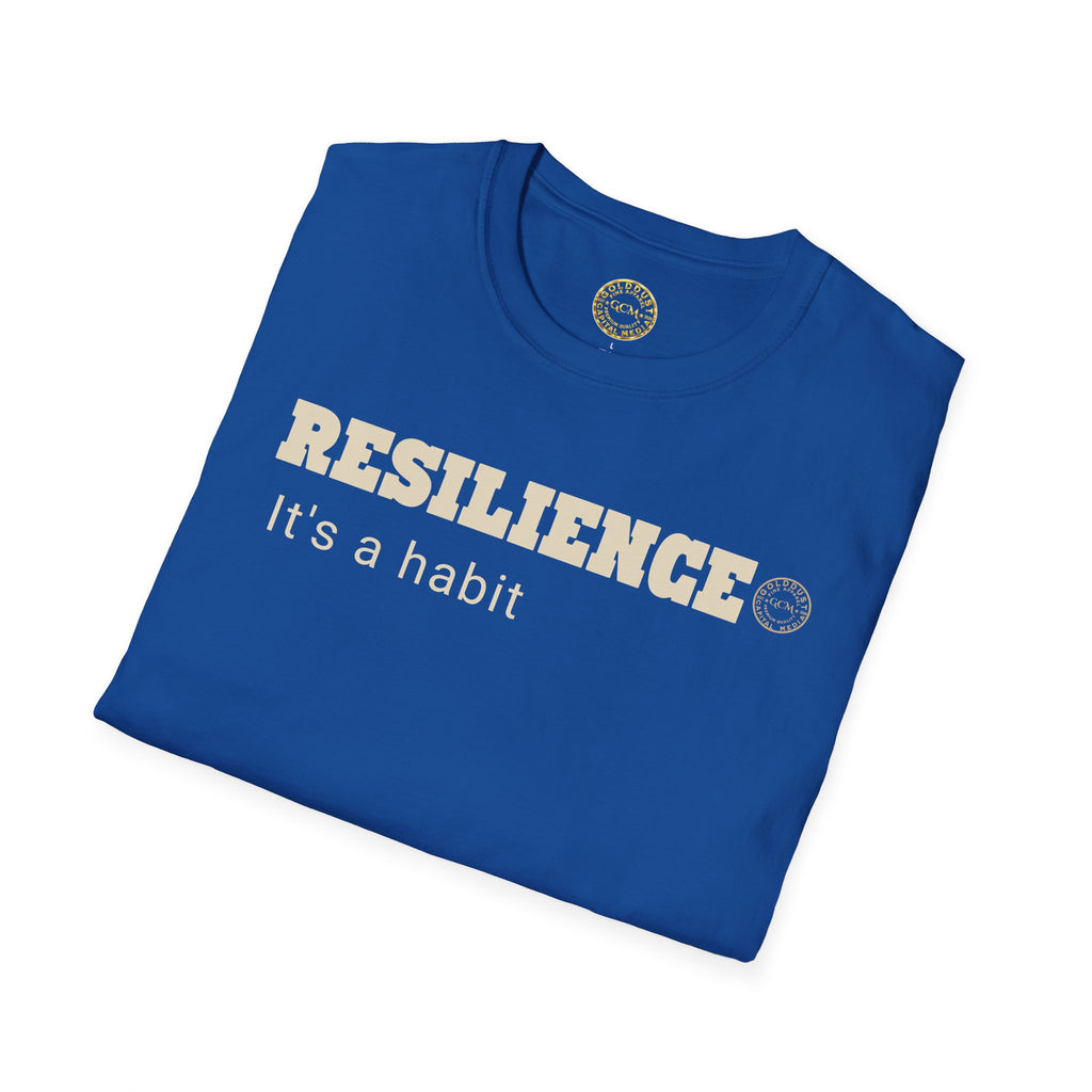 Resilience Habit Tee | Mental Strength Mindset Shirt | Overcome Adversity Motivation | Minimalist Premium Apparel | Locked In Collection