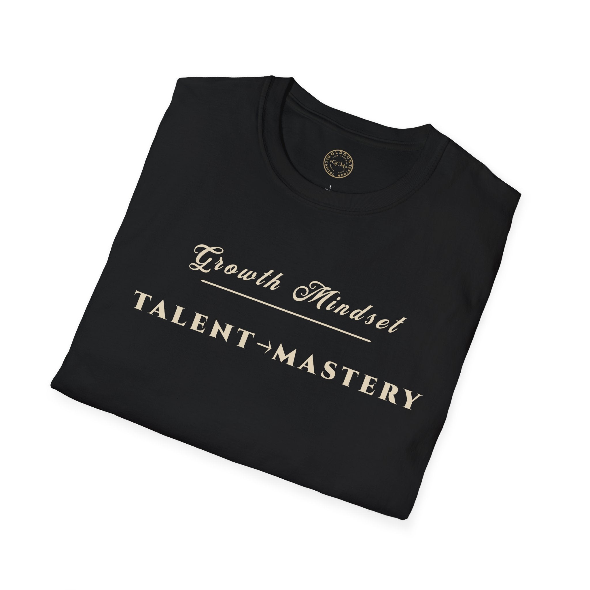 Growth Mindset T-Shirt | TALENT → MASTERY Motivational Performance Tee | Minimalist Executive T-Shirt