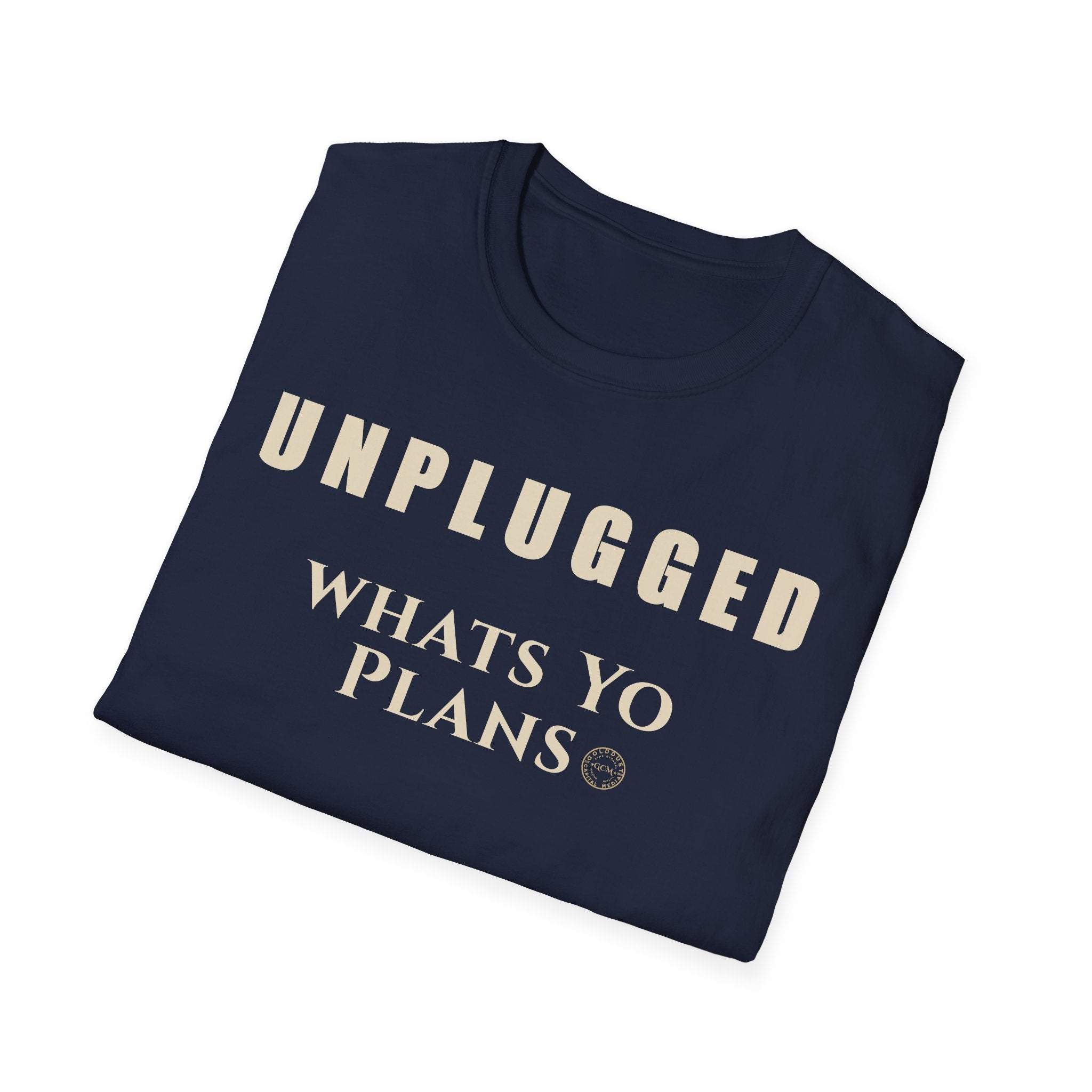 Peace Reset Tee | Unplugged What's Your Plans | Minimalist Life Event Shirt for Clarity, Rest, Intentional Living | Casual Graphic Tee