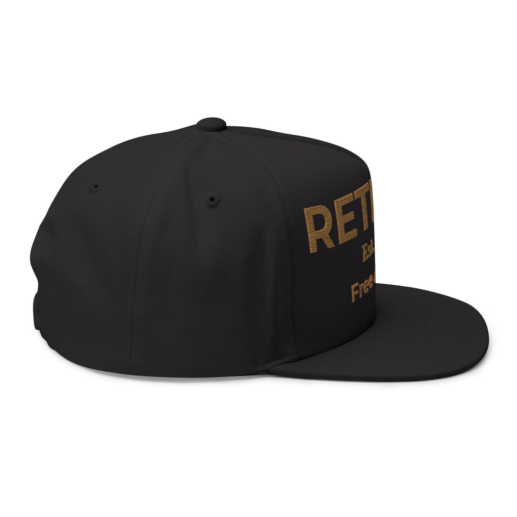 Retired Est. 2026 Free At Last Cap | Embroidered Flat Bill Snapback