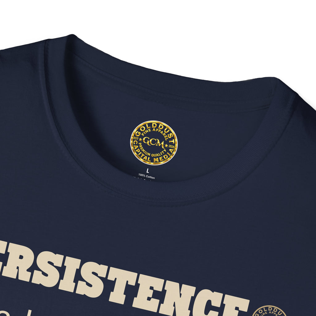 Persistence Habit T-Shirt | Minimalist Self Respect | Emotional Wellness & Clarity Apparel | Motivational Lifestyle Shirt | Locked In Collection