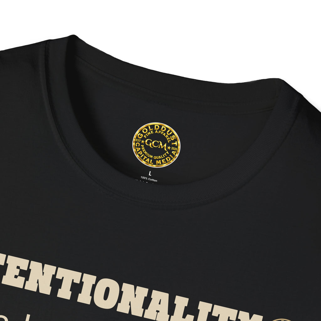 Intentionality Habit Tee | Purpose Driven Mindset Shirt | Daily Focus Motivation | Minimalist Premium Apparel | Locked In Collection