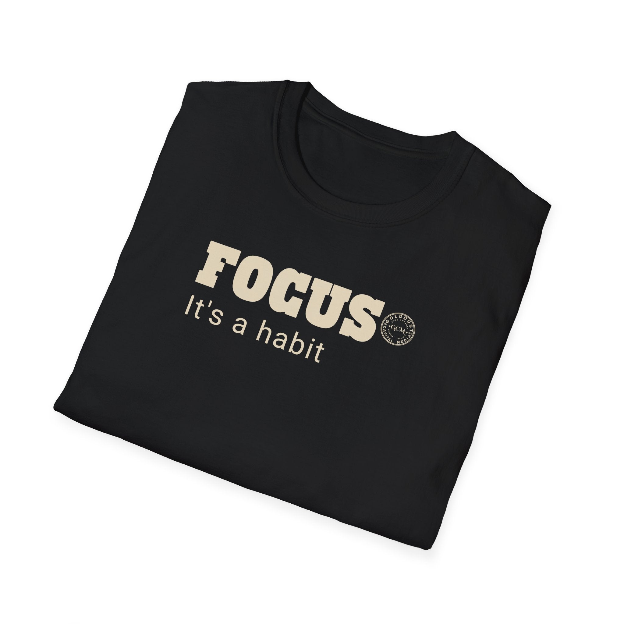 FOCUS Habit T Shirt| Minimalist Self Respect| Emotional Wellness | Clarity Apparel | Motivational Lifestyle Shirt | Locked In Collection