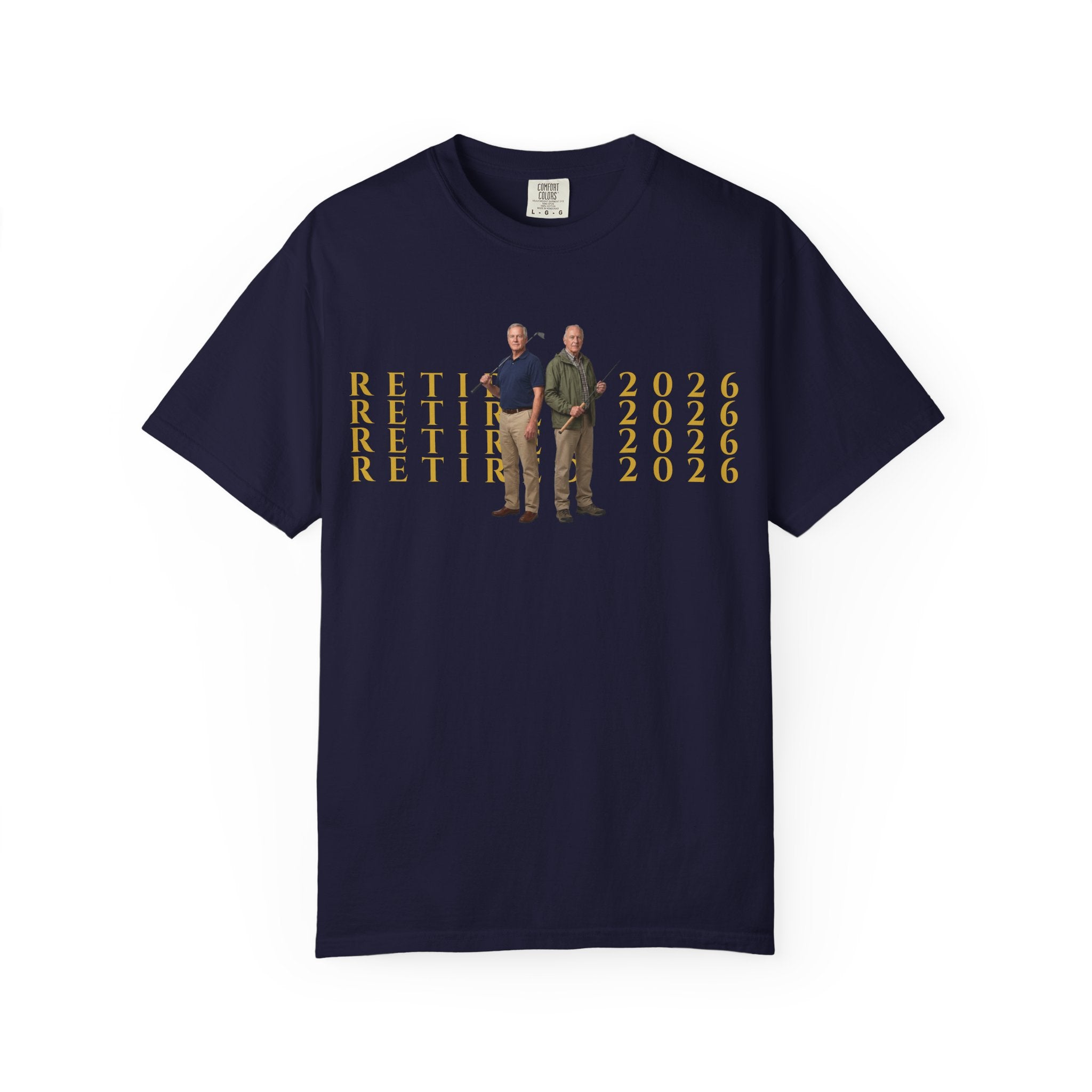 Retired 2026 Personalized Photo Tee | Retirement Celebration Shirt