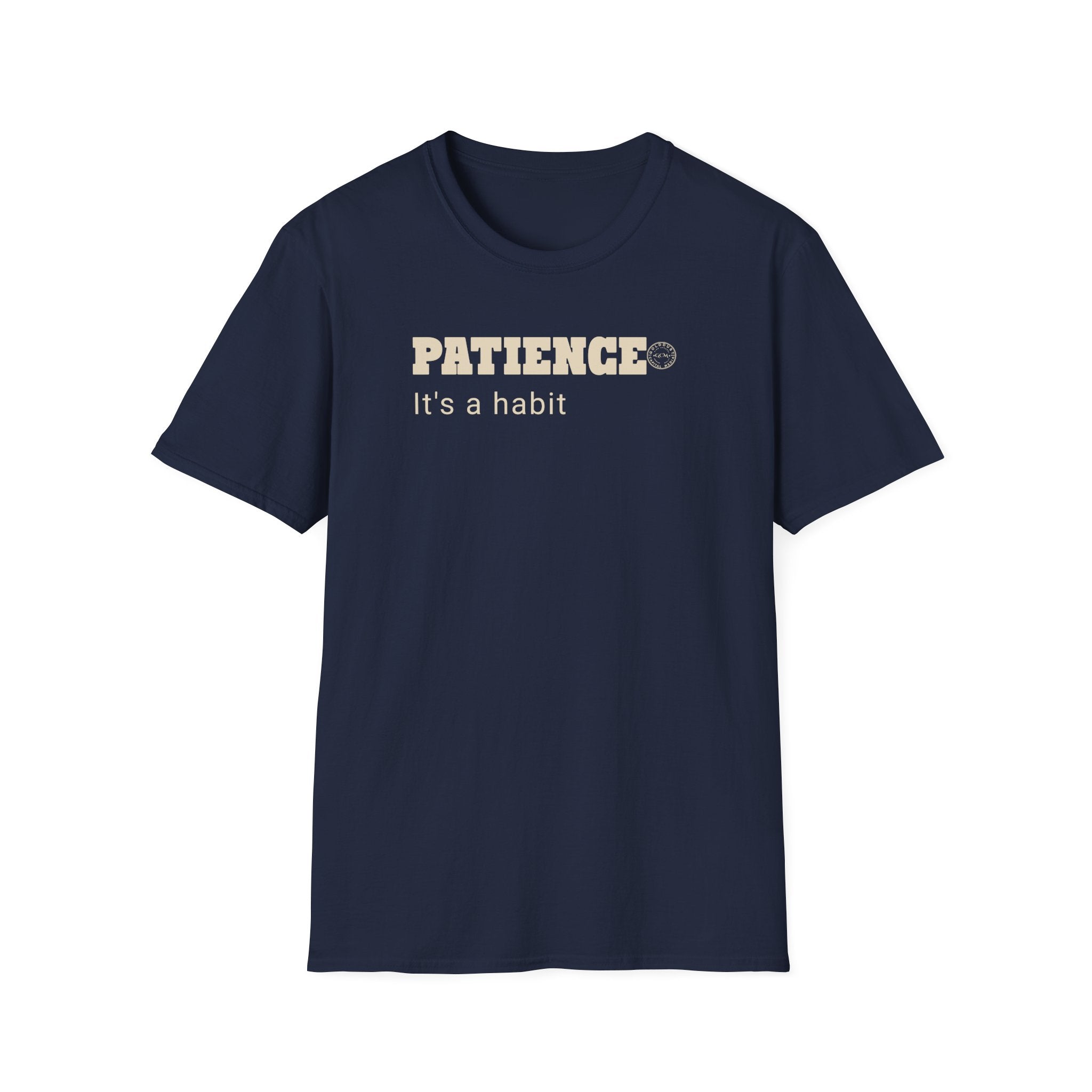 PATIENCE Habit T Shirt | Minimalist Self Respect| Emotional Wellness & Clarity Apparel | Motivational Lifestyle Shirt | Locked In Collection
