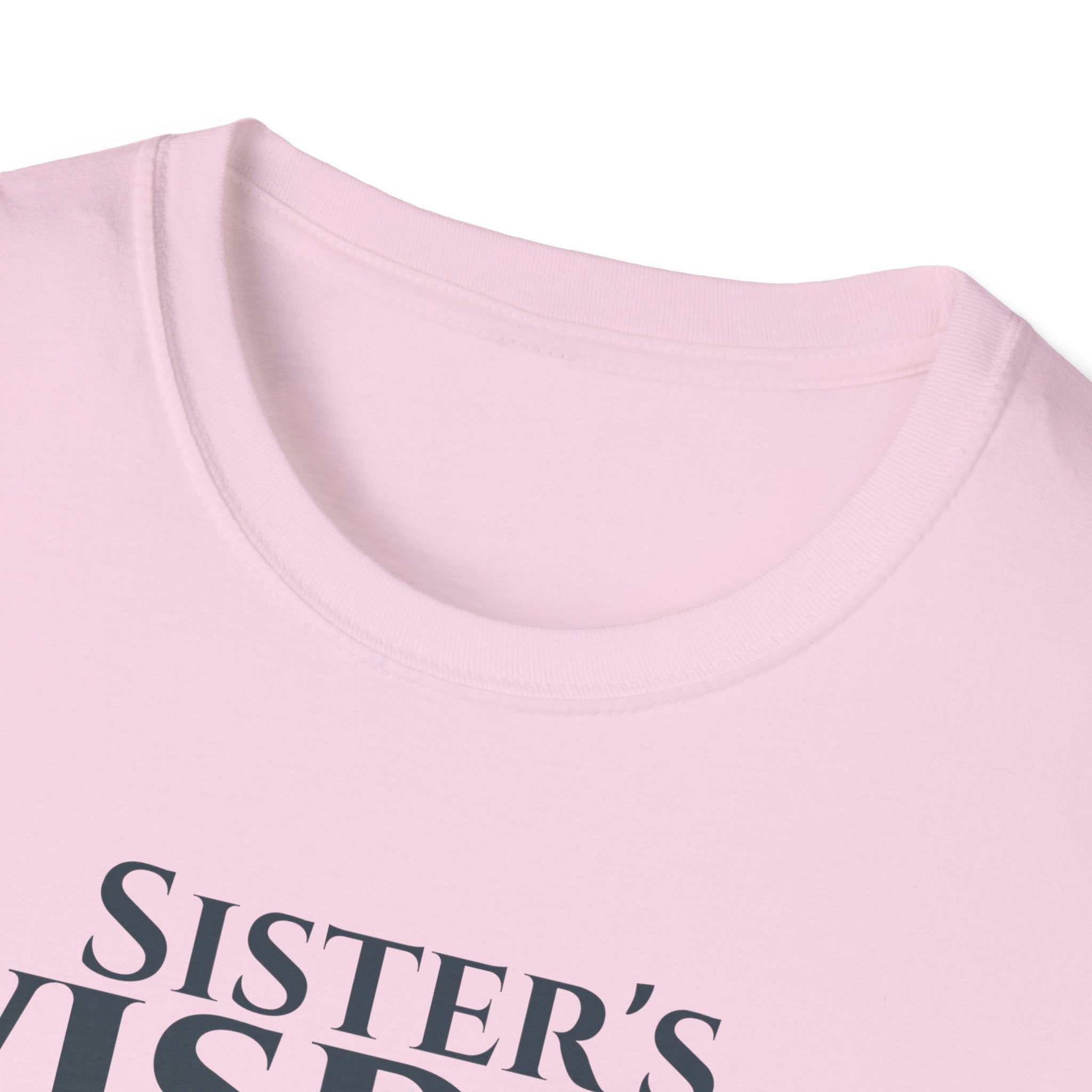 Sister's Wisdom Bible Verse T-Shirt - Proverbs 7:4 Christian Gift - Religious Faith Tee for Sister in Christ - Scripture Apparel for Women