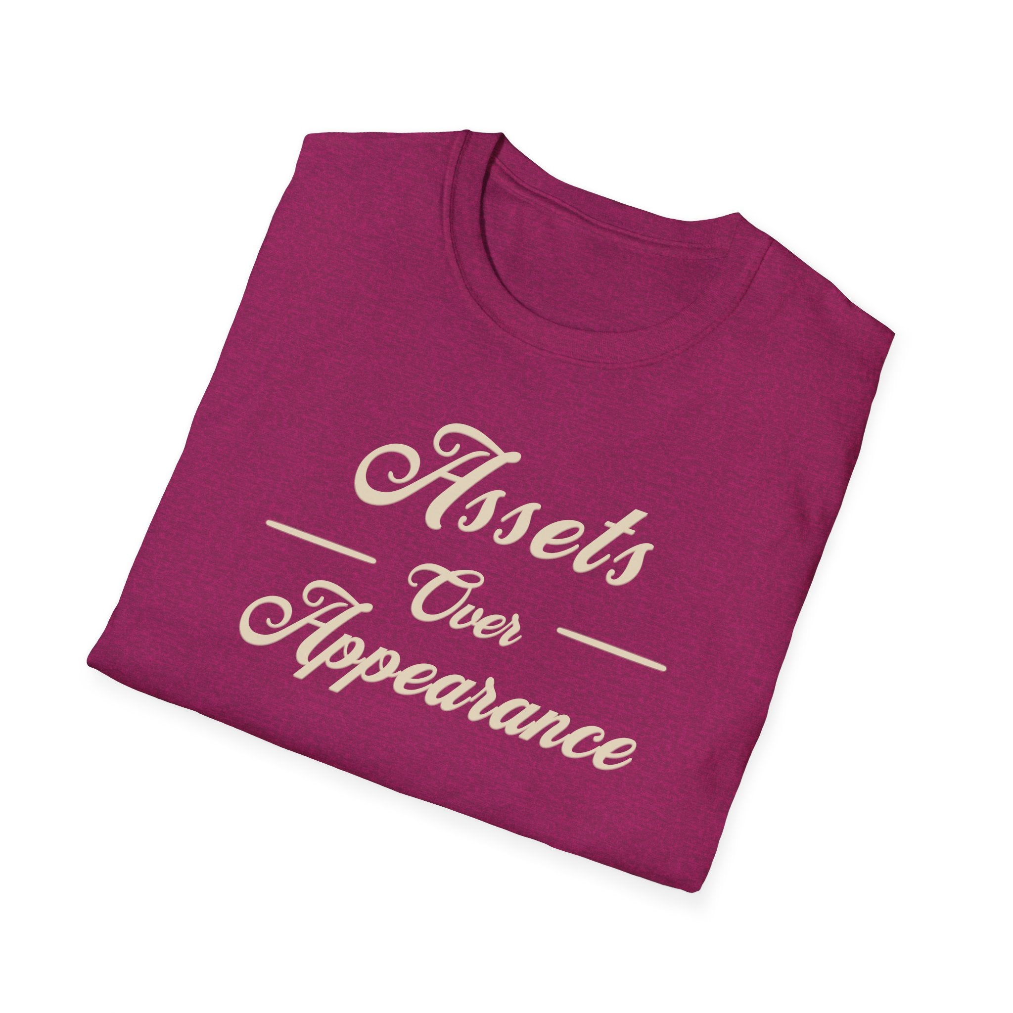 Assets Over Appearance T-Shirt | Investing Mindset, Financial Discipline