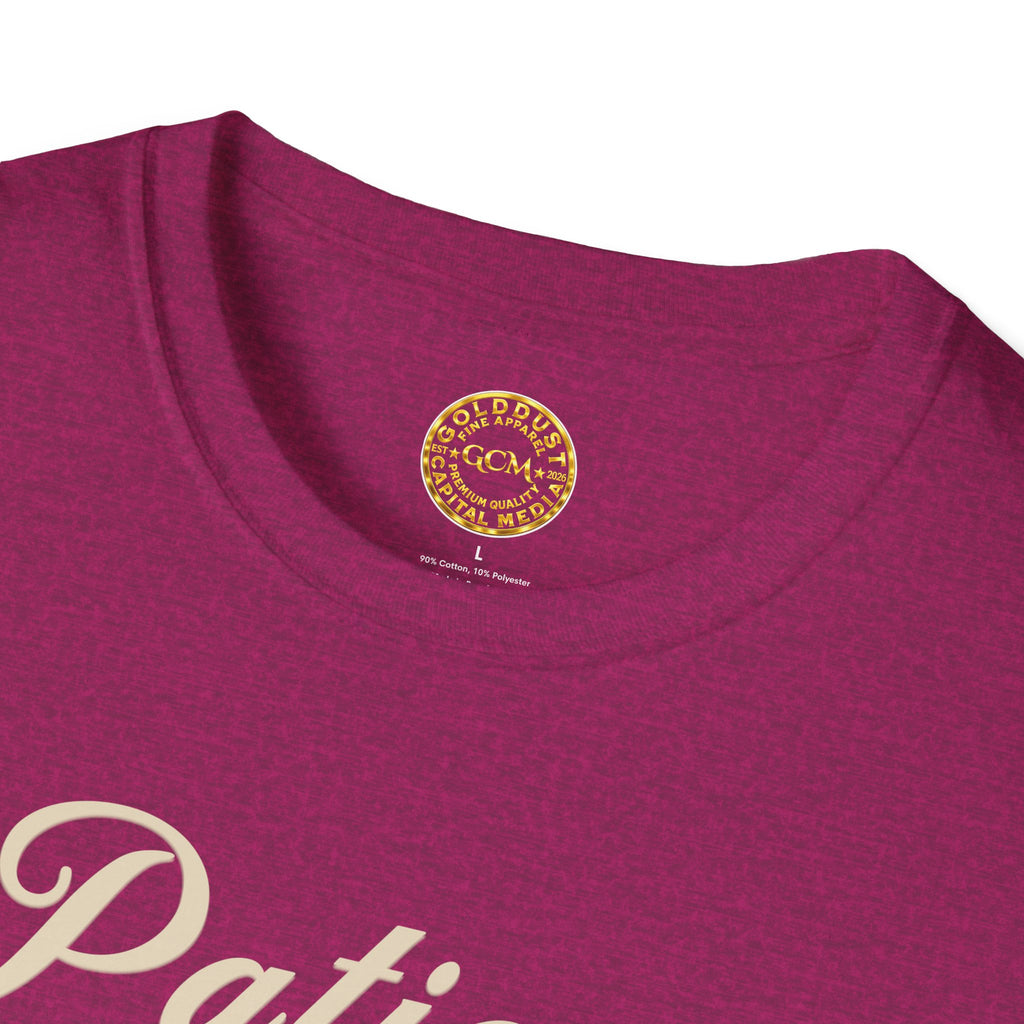 Calm Growth Mindset Tee | Patience Over Pressure | Minimalist Self Mastery Shirt for Peace, Discipline and Intentional Living | Motivational