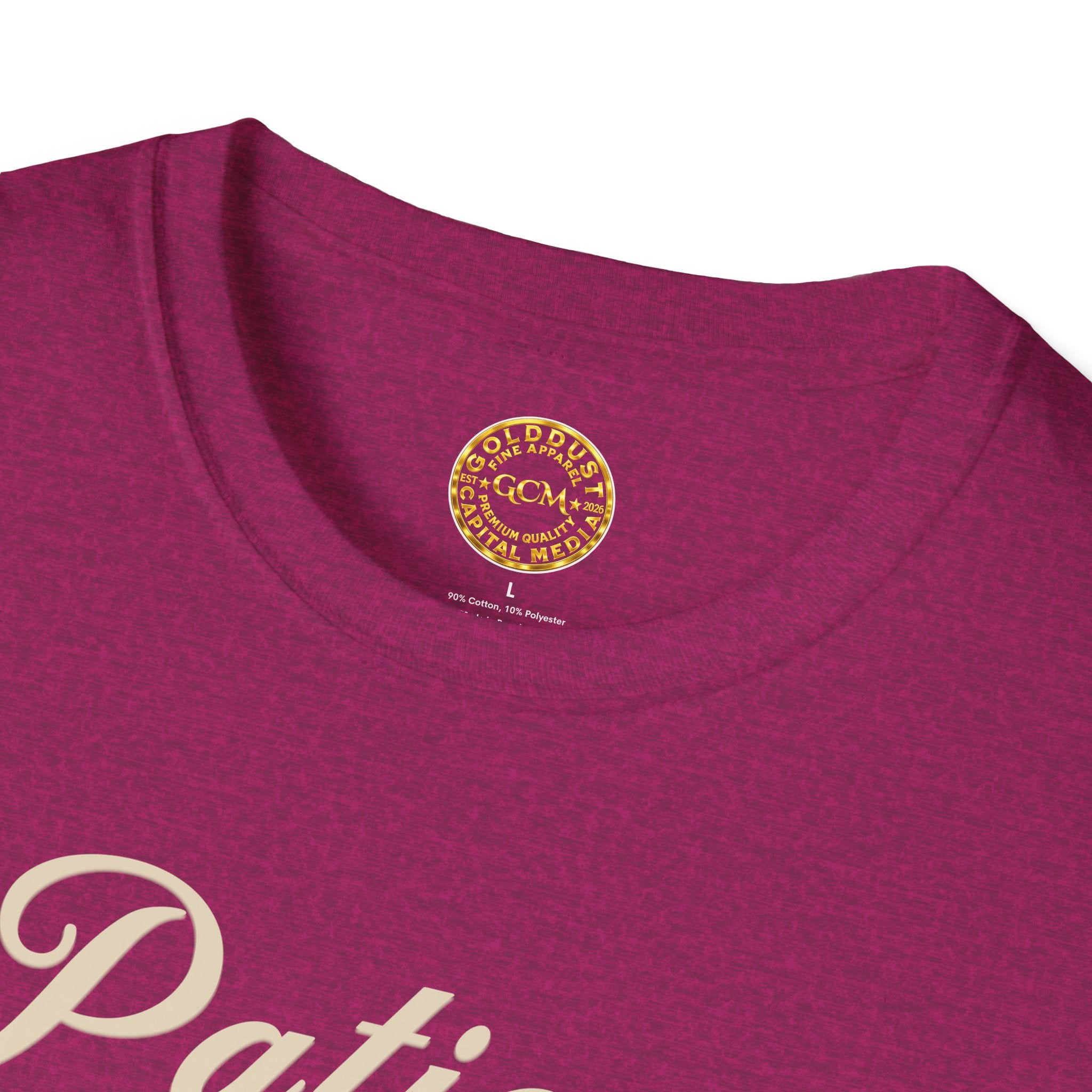 Calm Growth Mindset Tee | Patience Over Pressure | Minimalist Self Mastery Shirt for Peace, Discipline and Intentional Living | Motivational