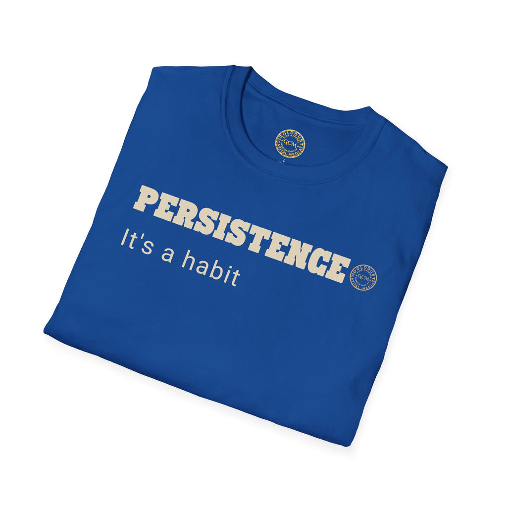 Persistence Habit T-Shirt | Minimalist Self Respect | Emotional Wellness & Clarity Apparel | Motivational Lifestyle Shirt | Locked In Collection