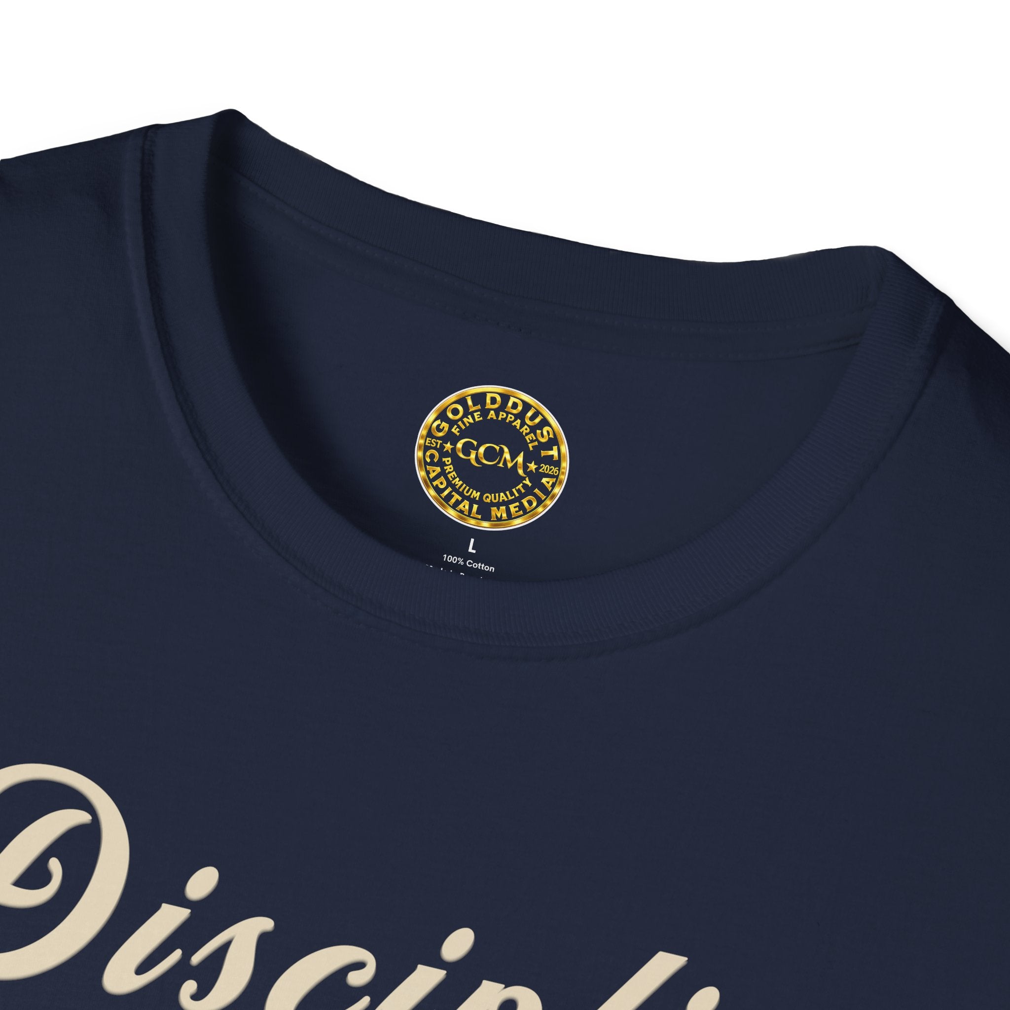 Financial Focus Mindset Tee | Discipline Over Debt | Minimalist Self Growth Shirt for Stability, Intentional Living and Money Mastery