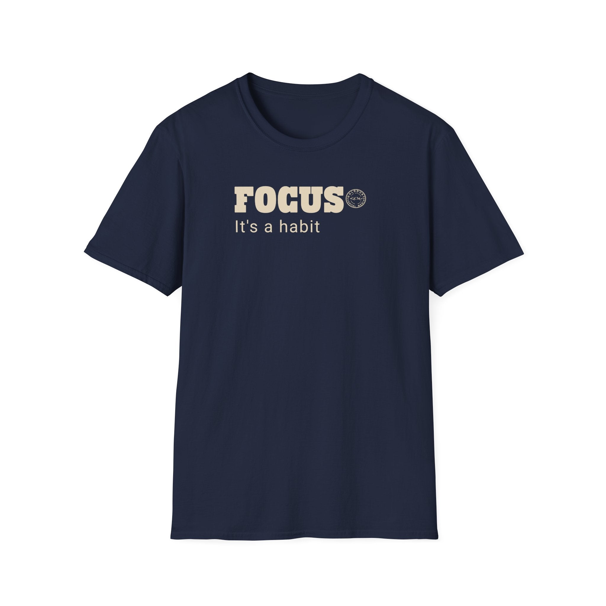 FOCUS Habit T Shirt| Minimalist Self Respect| Emotional Wellness | Clarity Apparel | Motivational Lifestyle Shirt | Locked In Collection