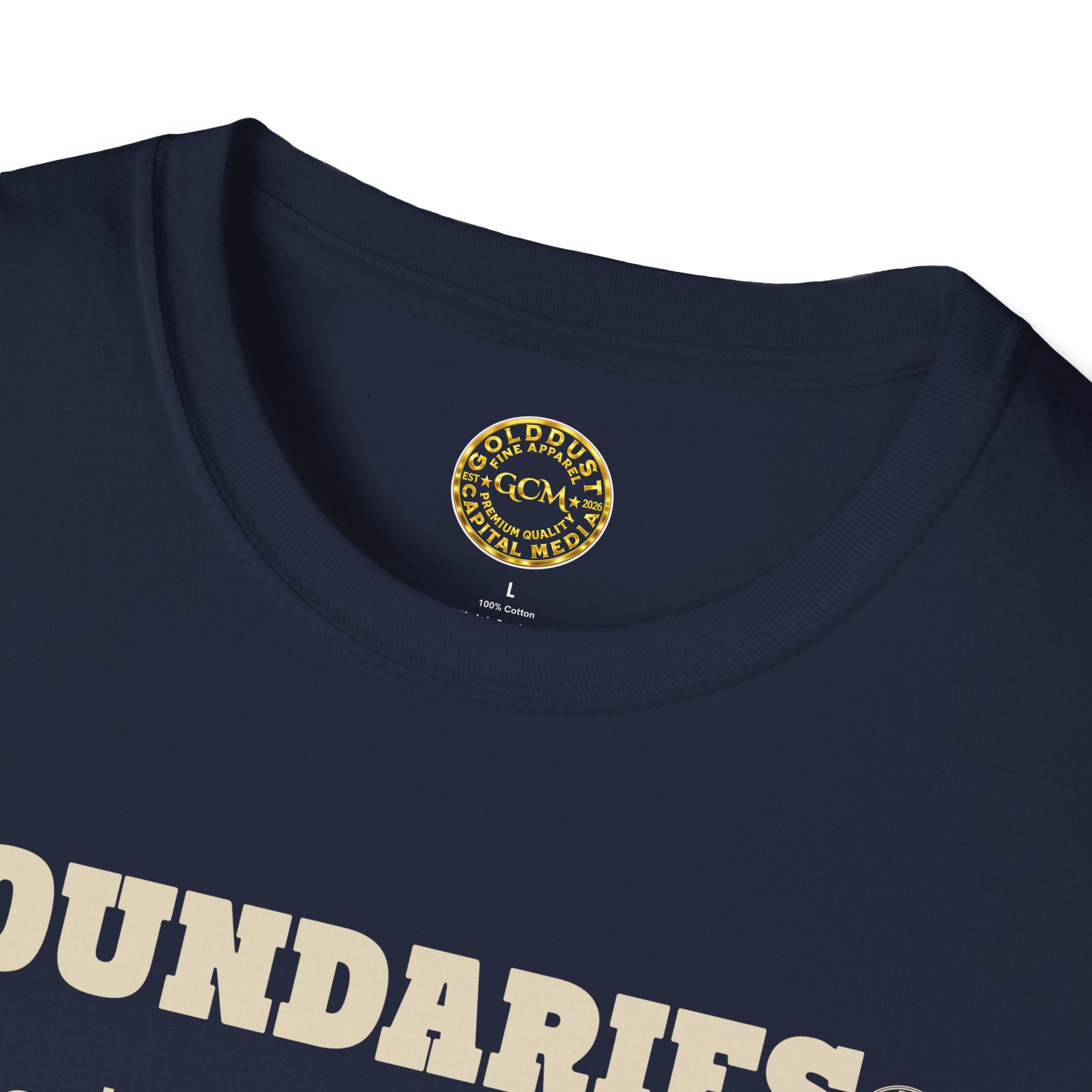 BOUNDARIES Habit | Minimalist Self Respect Tee | Emotional Wellness Clarity Apparel | Motivational Lifestyle Shirt | Locked In Collection