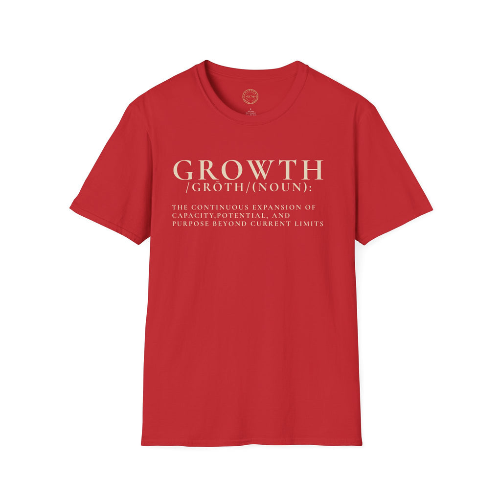 Growth Definition T-Shirt — Inspirational Personal Development Tee