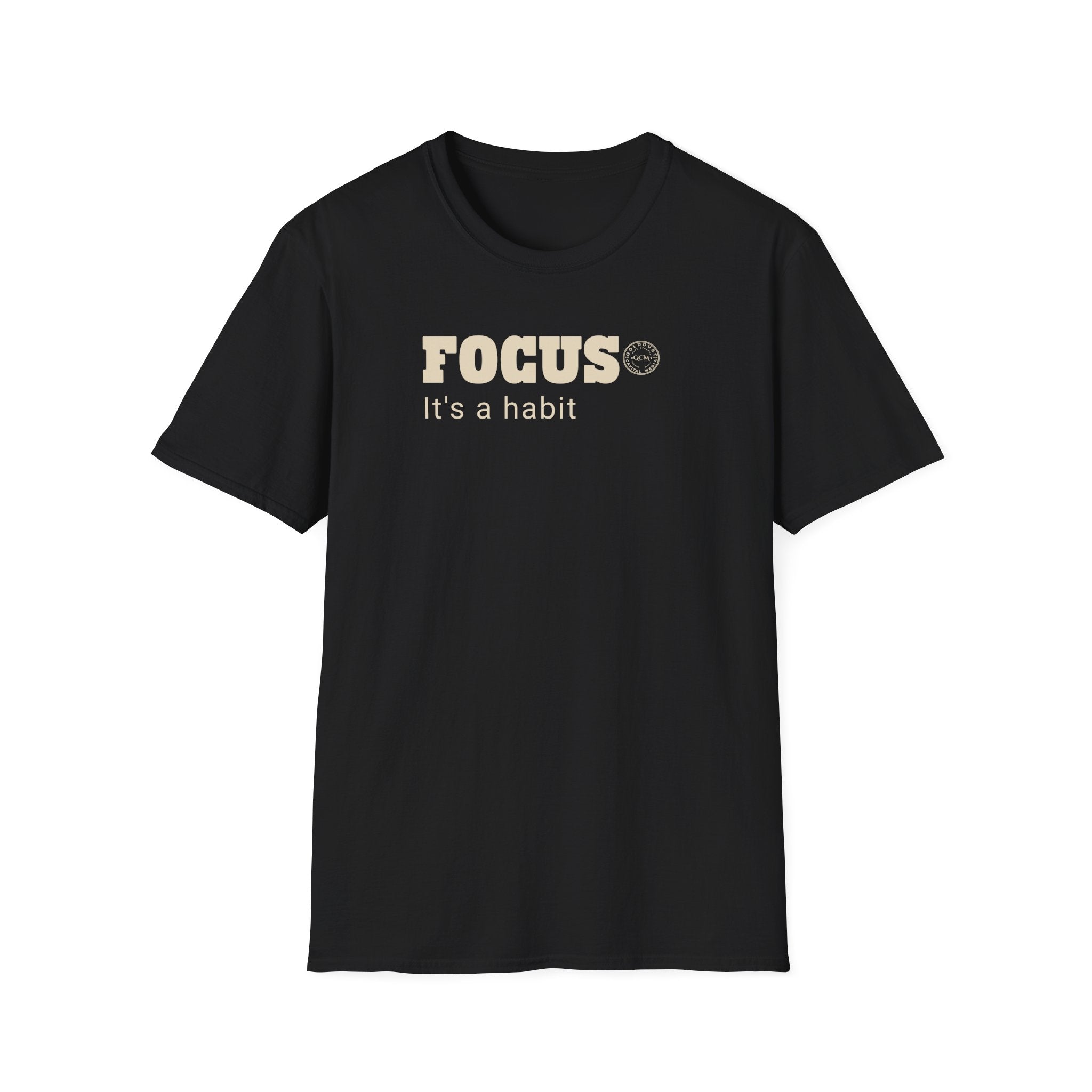 FOCUS Habit T Shirt| Minimalist Self Respect| Emotional Wellness | Clarity Apparel | Motivational Lifestyle Shirt | Locked In Collection