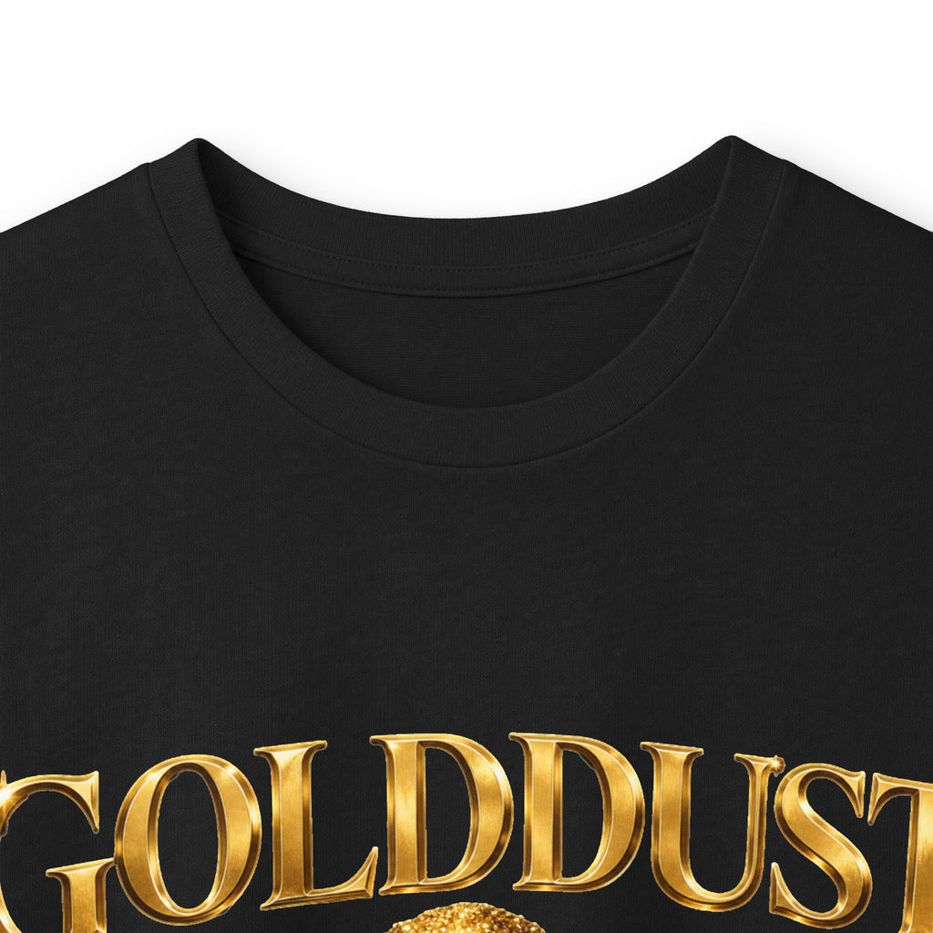 GOLDDUST Metallic Logo Long Sleeve T-Shirt — Retro Cotton Shirt  Long-sleeve   Golddust Capital Media