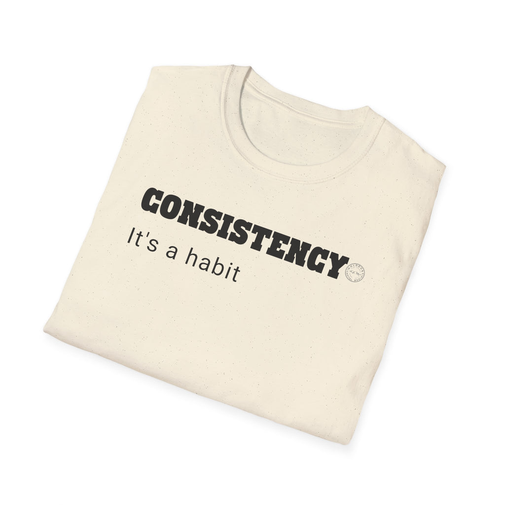 CONSISTENCY Habit T Shirt| Minimalist Self Respect| Emotional Wellness Tee | Clarity Apparel | Motivational Lifestyle Shirt | Locked In