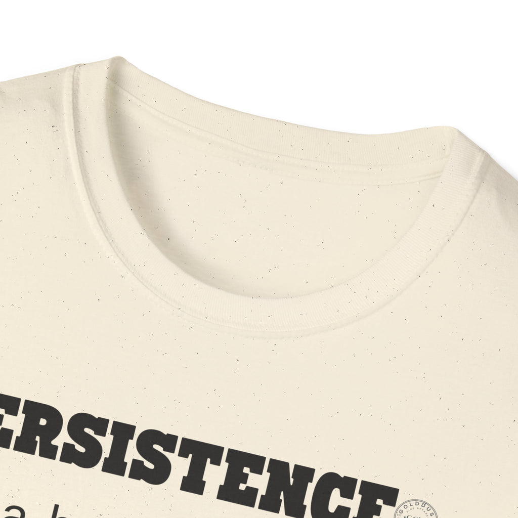 PERSISTENCE Habit T Shirt | Minimalist Self Respect Tee | Emotional Wellness & Clarity Apparel | Motivational Lifestyle Shirt | Locked In