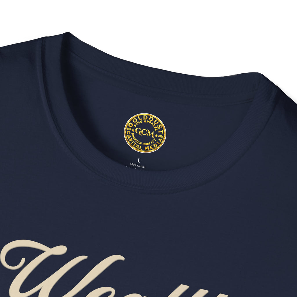Abundance Mindset Tee | Wealth Over Worry | Minimalist Self Growth Shirt for Peace, Focus and Intentional Living