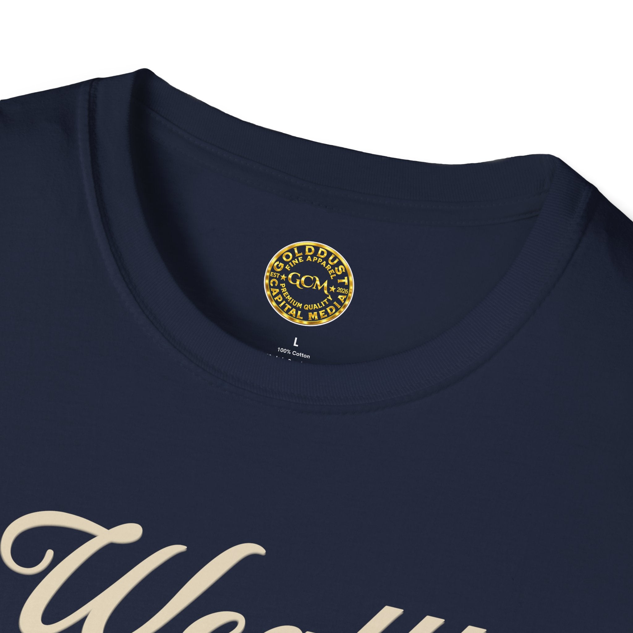 Abundance Mindset Tee | Wealth Over Worry | Minimalist Self Growth Shirt for Peace, Focus and Intentional Living