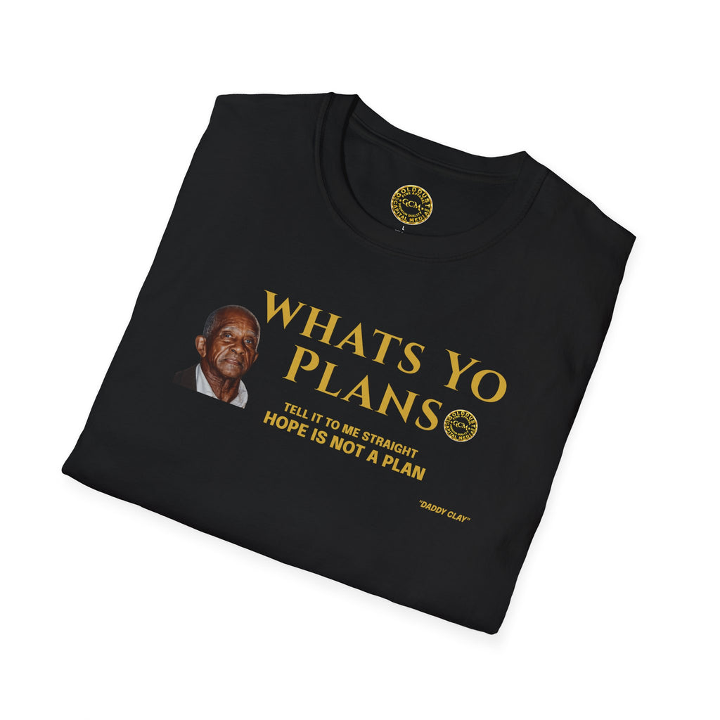 What Is Your Plan? Quote T-Shirt | Minimalist Financial Wisdom Tee | Peace, Discipline & Legacy Apparel | Motivational Money Mindset Shirt