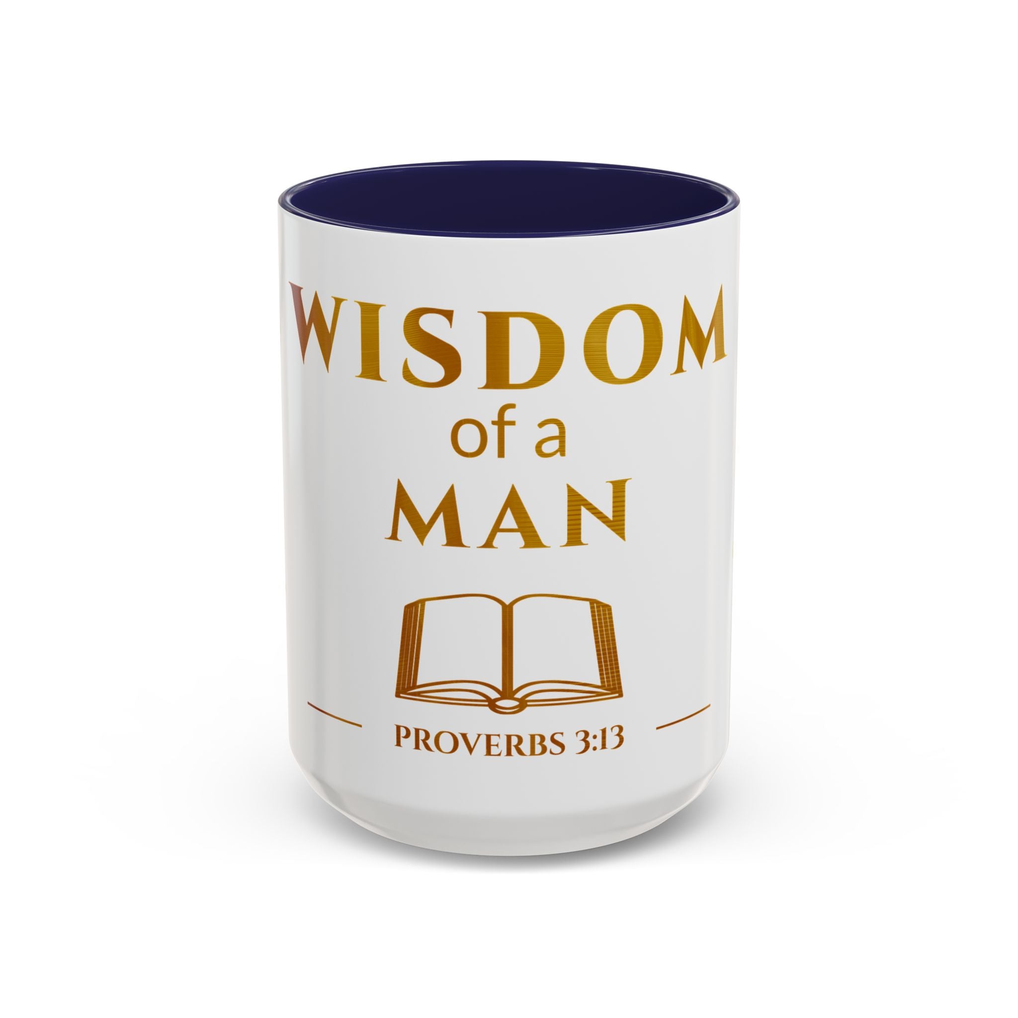 Wisdom of a Man mug | Proverbs 3:13 scripture coffee mug