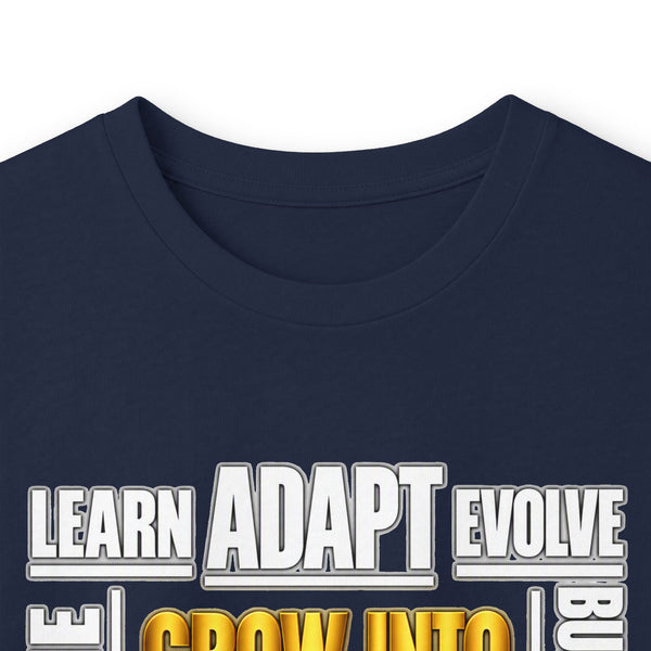 Grow Into Your Greatness Motivational Long Sleeve Tee  Long-sleeve   Golddust Capital Media