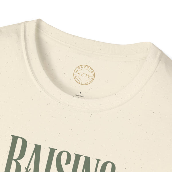 Raising Good Humans T-Shirt | Rooted in Love Parenting Tee  T-Shirt   Golddust Capital Media