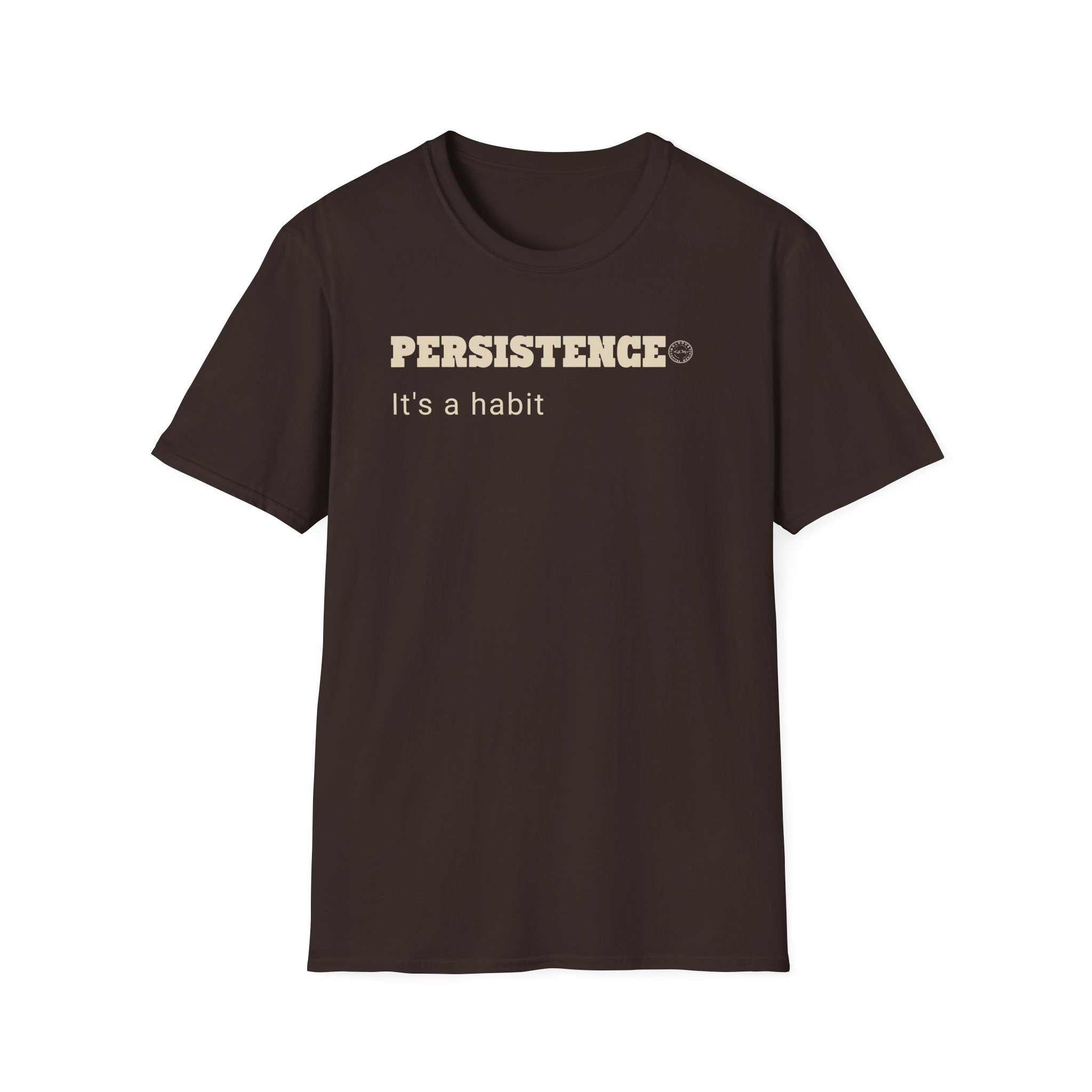 PERSISTENCE Habit T Shirt | Minimalist Self Respect Tee | Emotional Wellness & Clarity Apparel | Motivational Lifestyle Shirt | Locked In