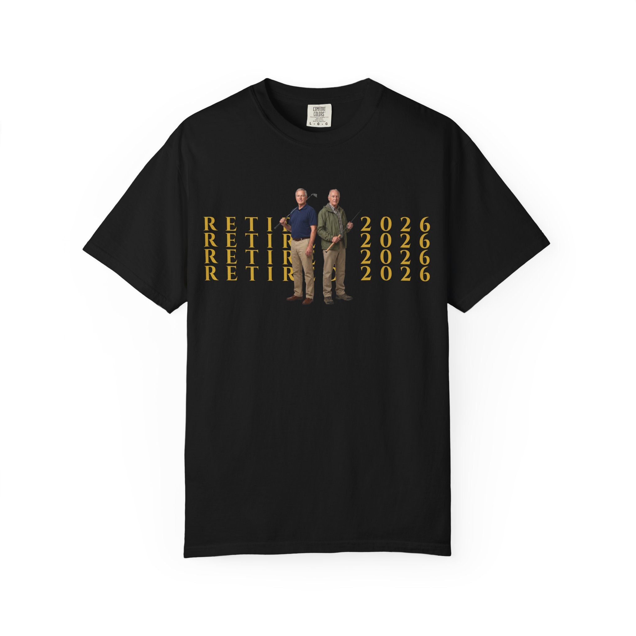 Retired 2026 Personalized Photo Tee | Retirement Celebration Shirt