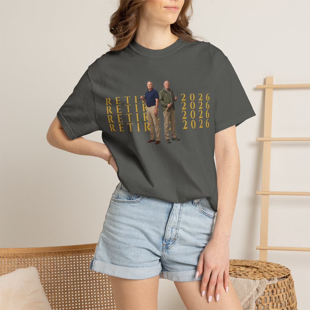 Retired 2026 Personalized Photo Tee | Retirement Celebration Shirt
